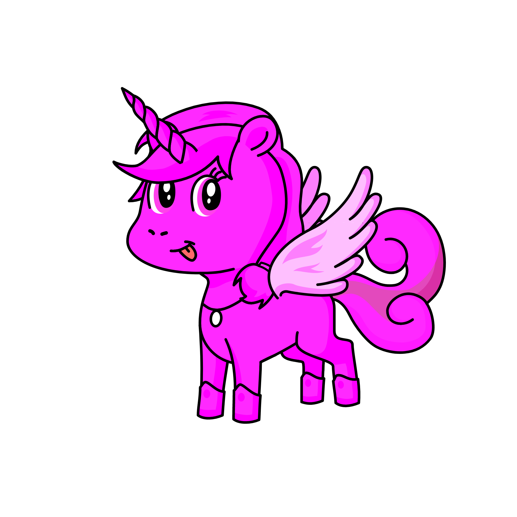 Bubble Gum, the unicorn