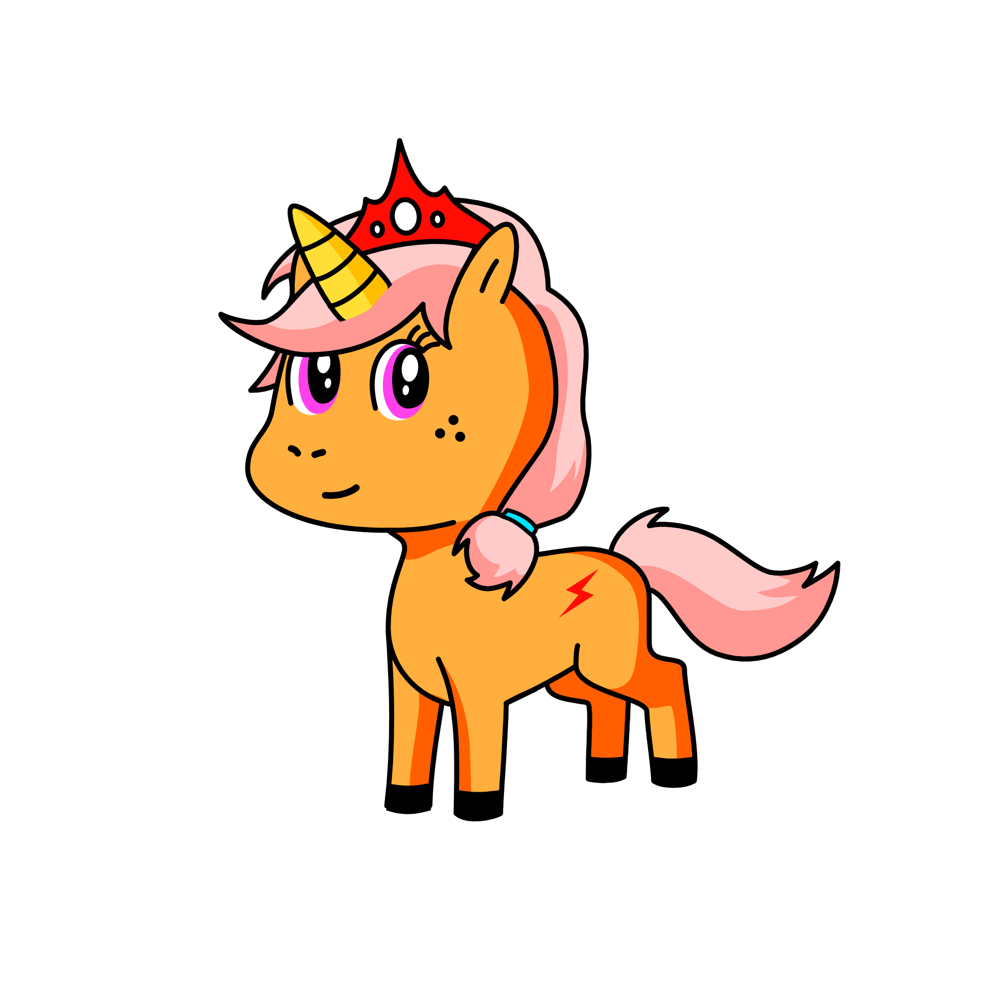 Fire, the unicorn