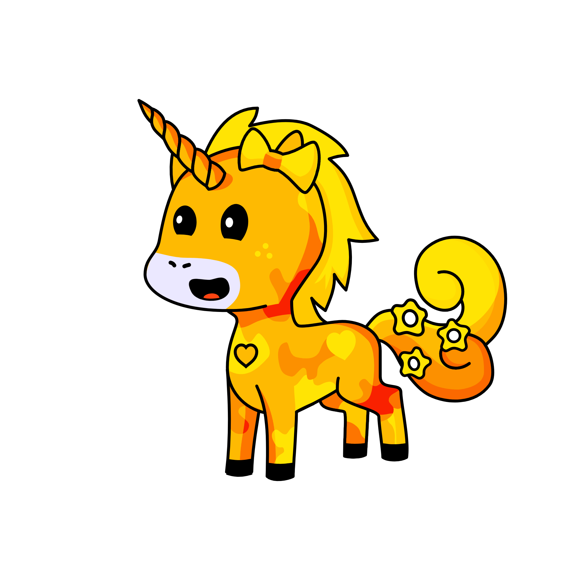 Fire, the unicorn