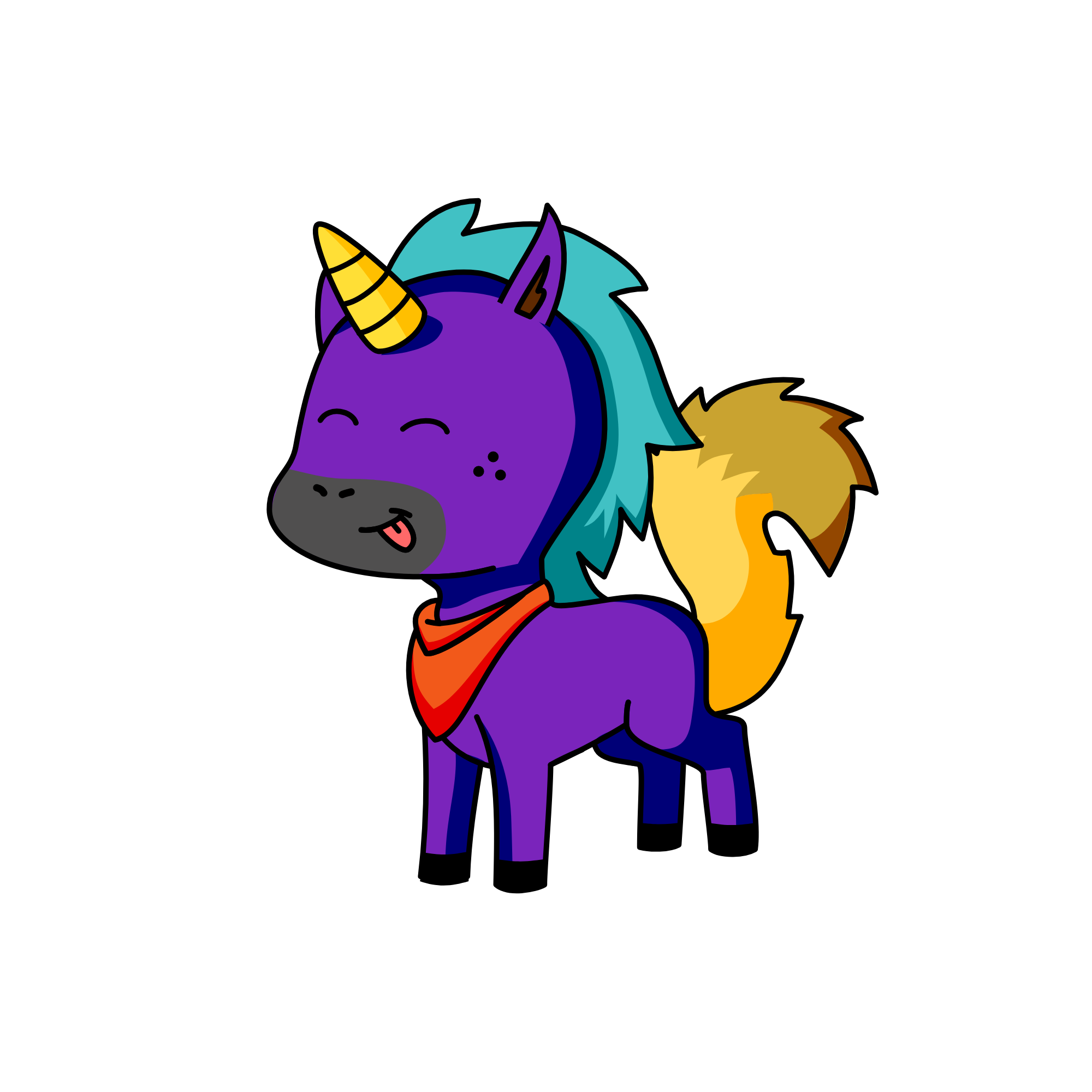 Gumdrop, the unicorn