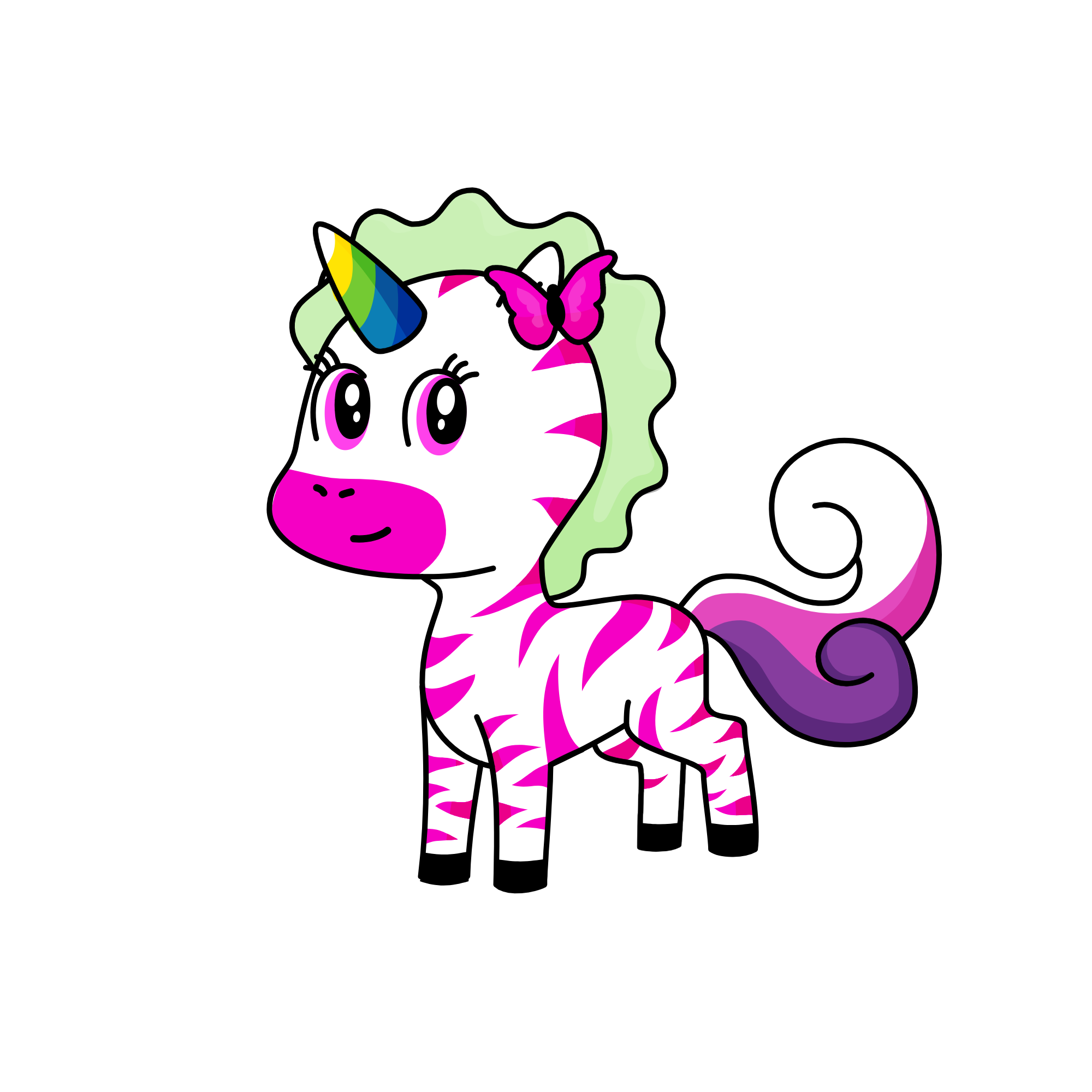 Fluffy, the unicorn