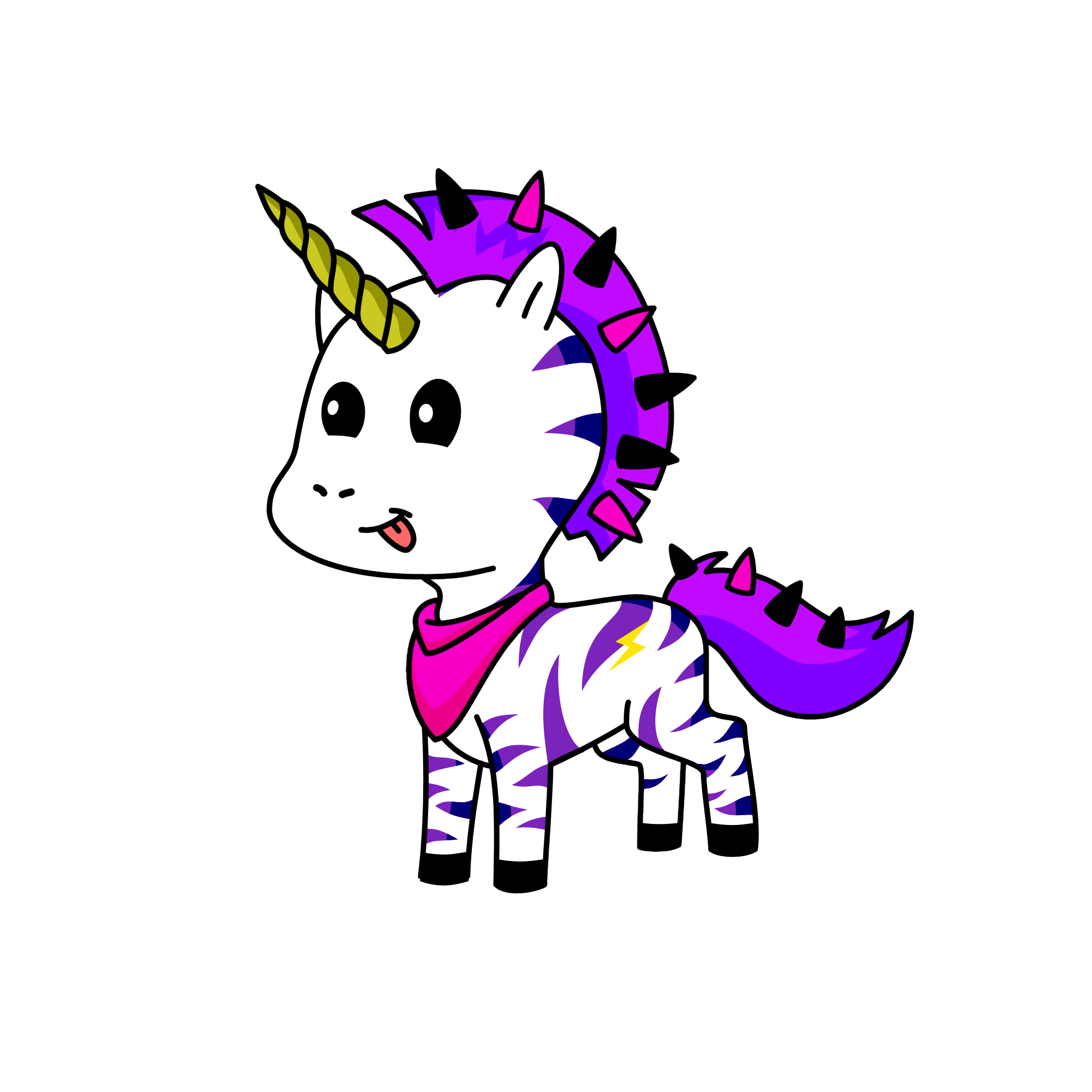 Spike, the unicorn