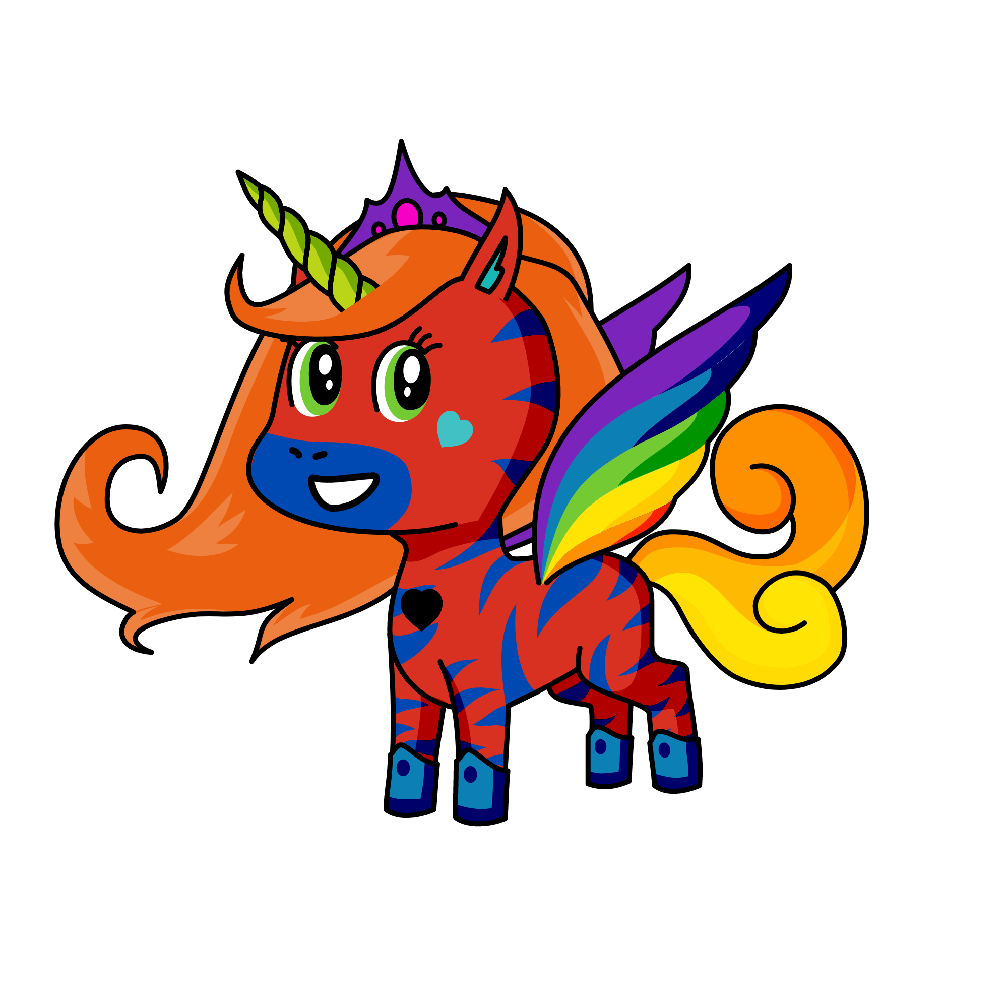 Perfectita, the unicorn