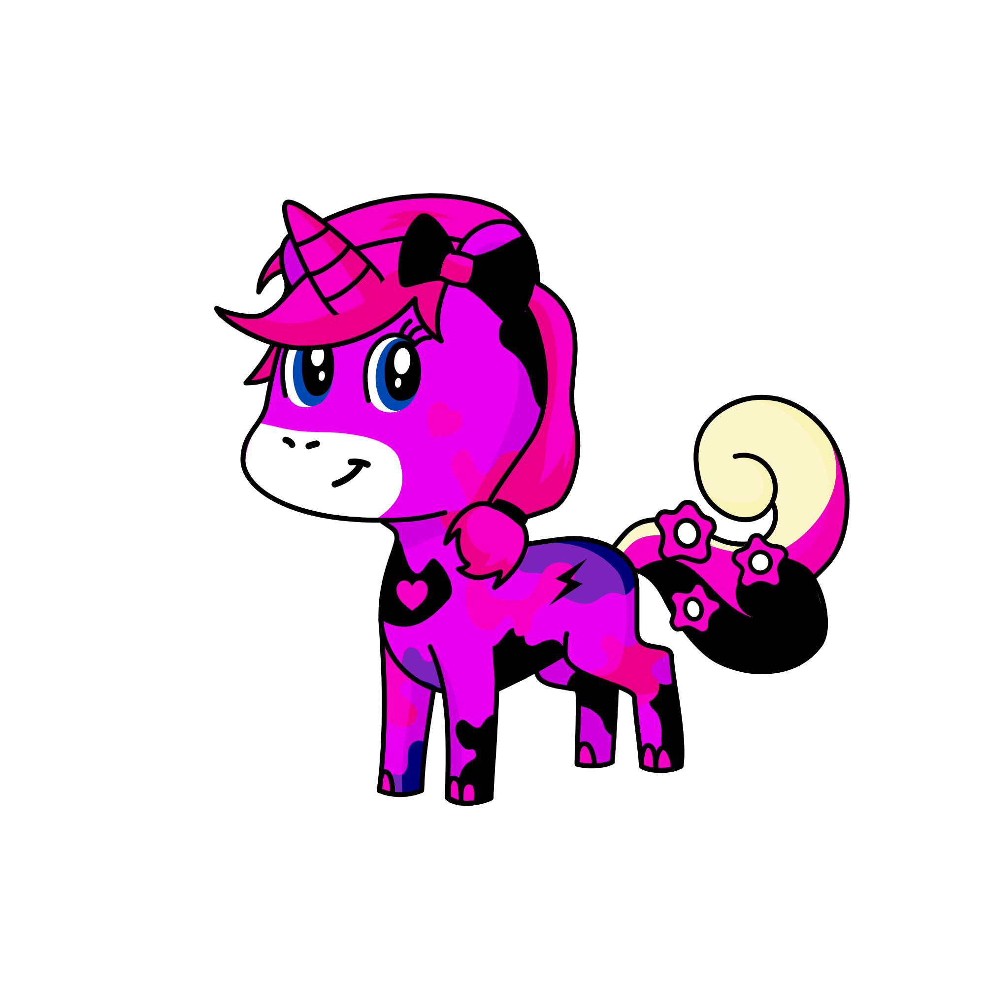 pinky, the unicorn