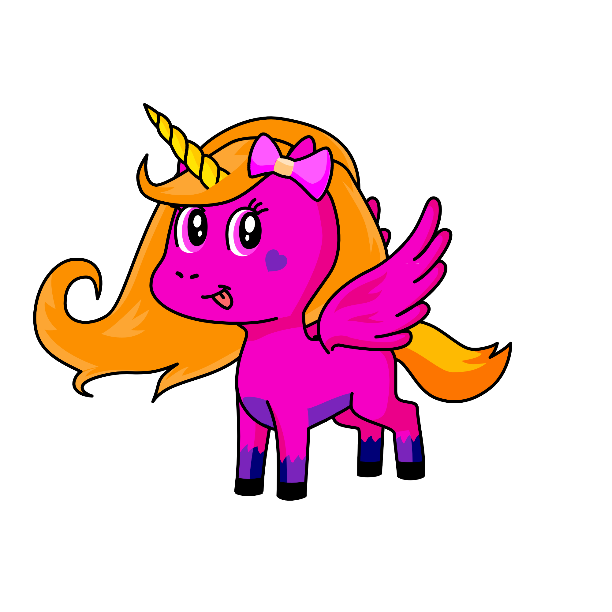 Abi (The Girly Girl), the unicorn