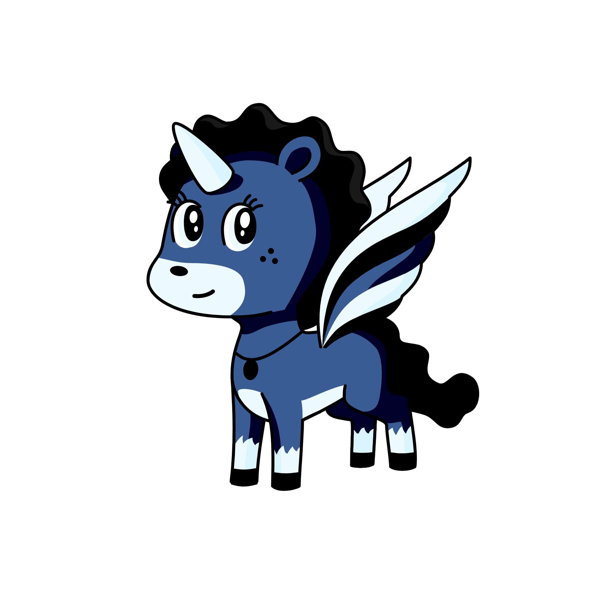 Midnight Moon, the unicorn