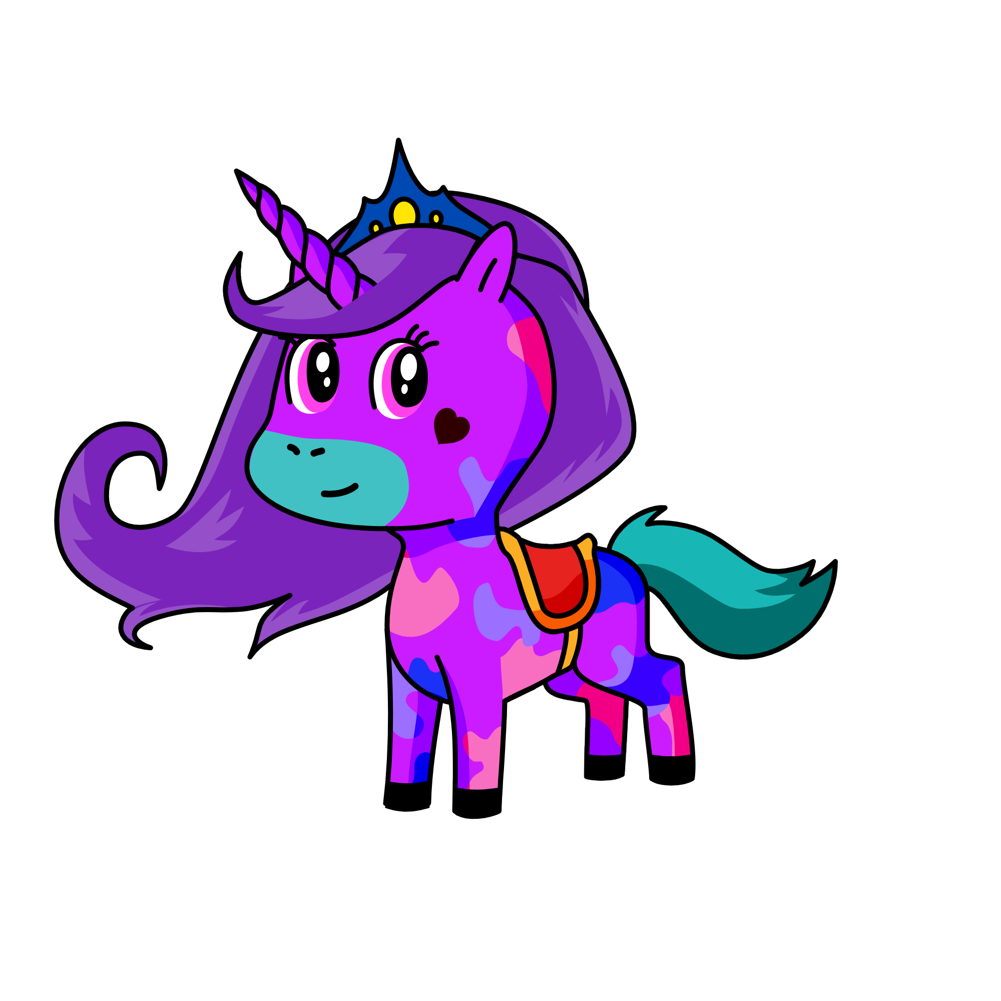 moonlight spring, the unicorn