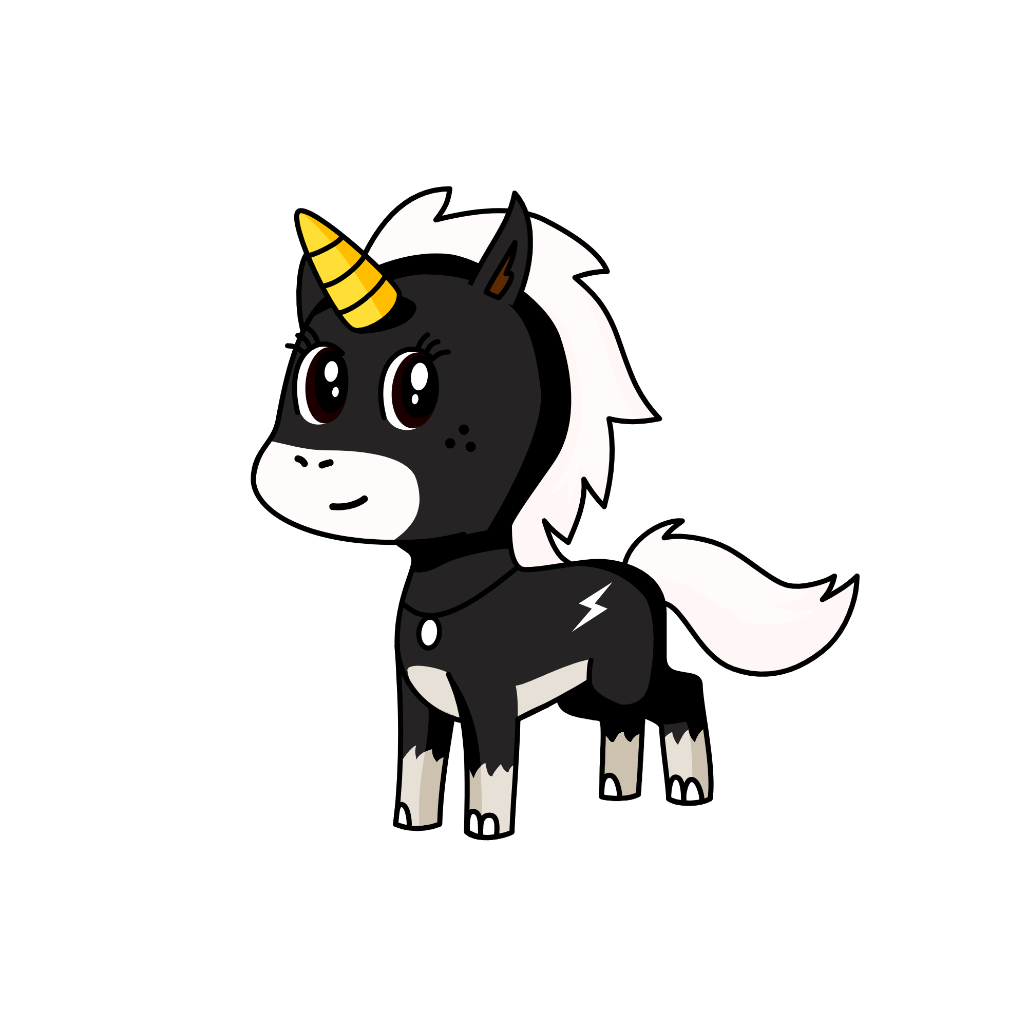 cloudy, the unicorn