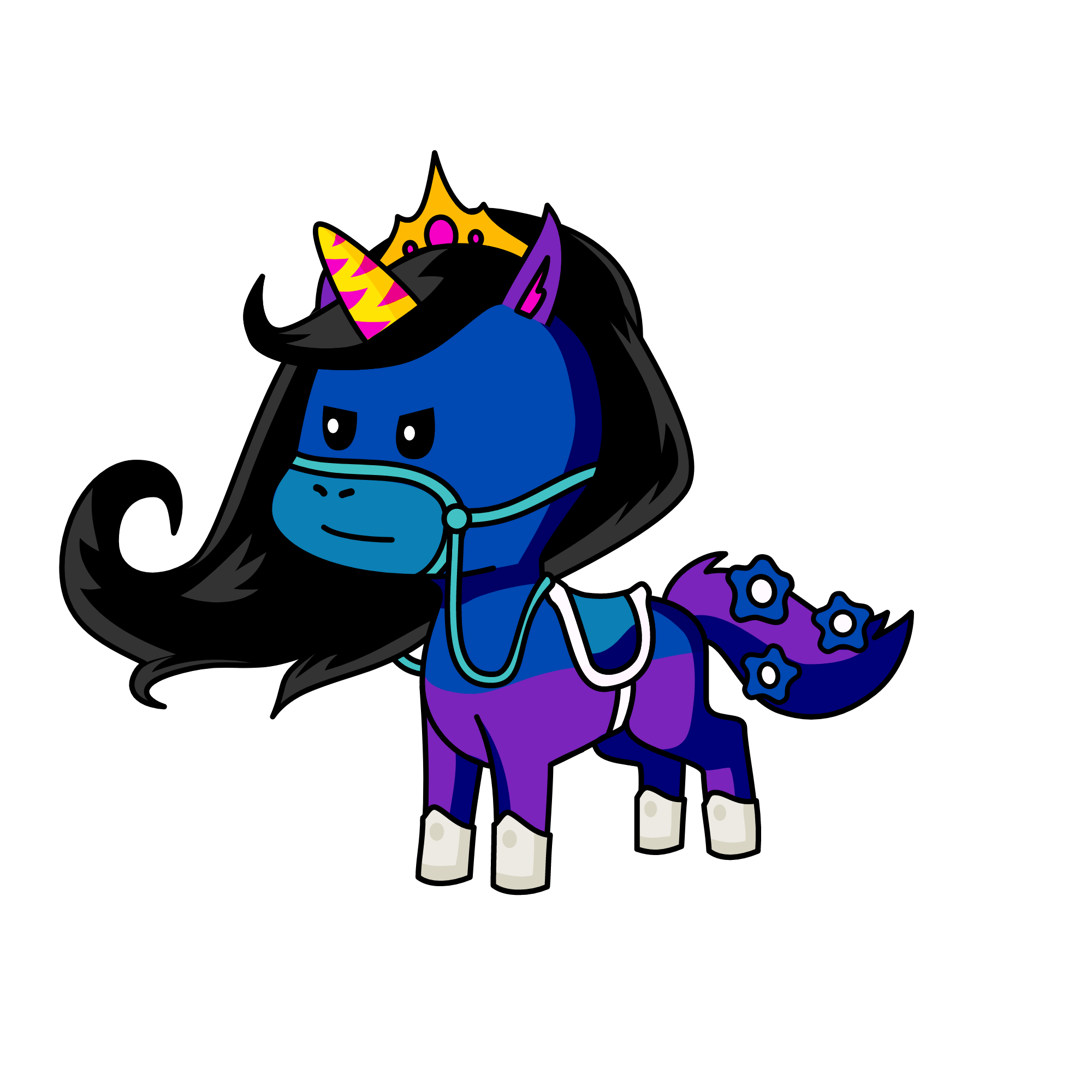Moonrider, the unicorn