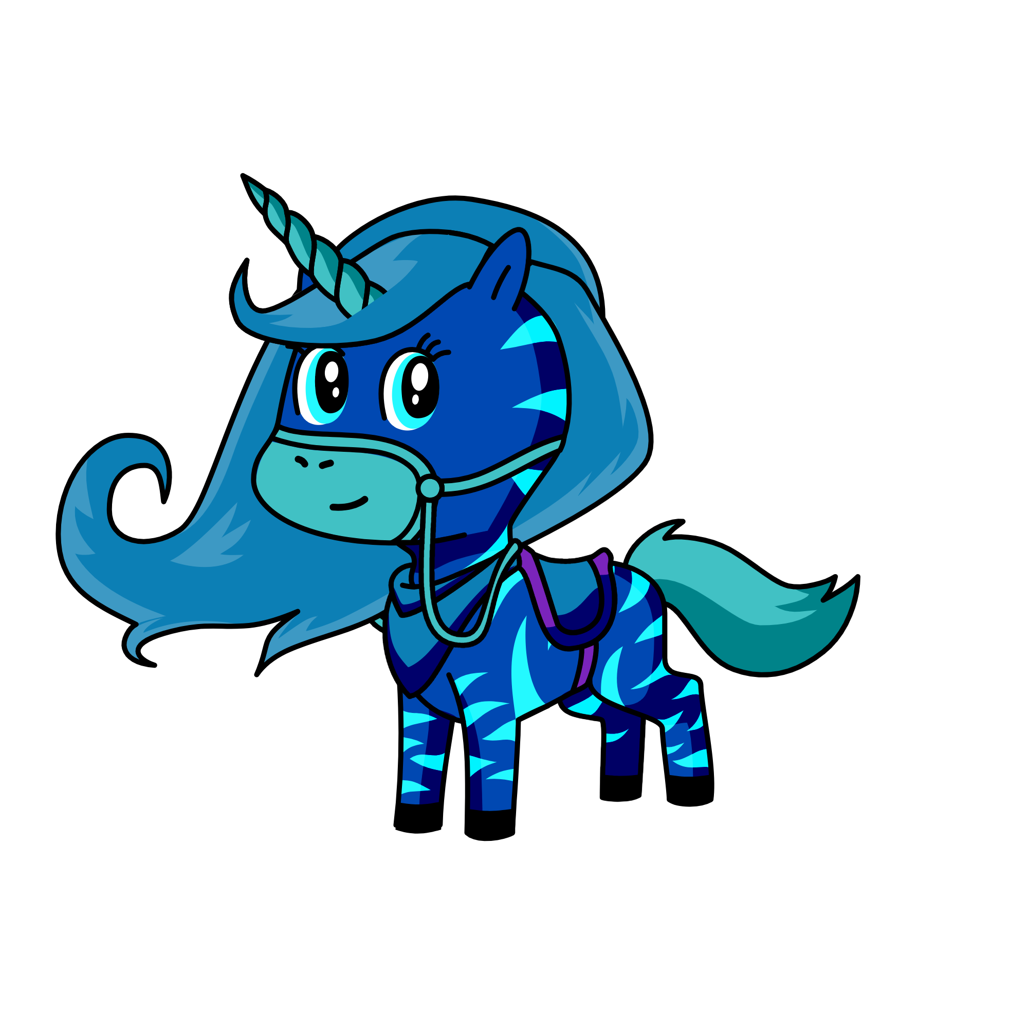 bluey, the unicorn