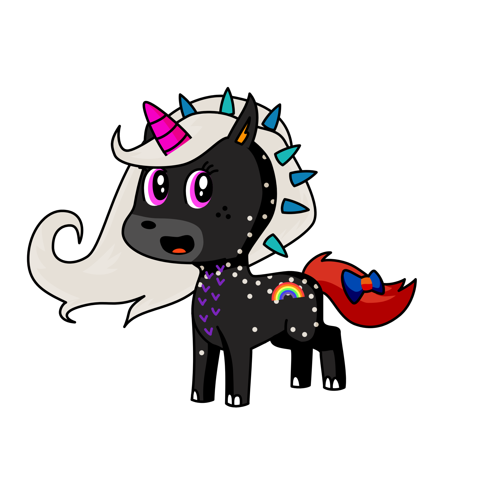 H, the unicorn