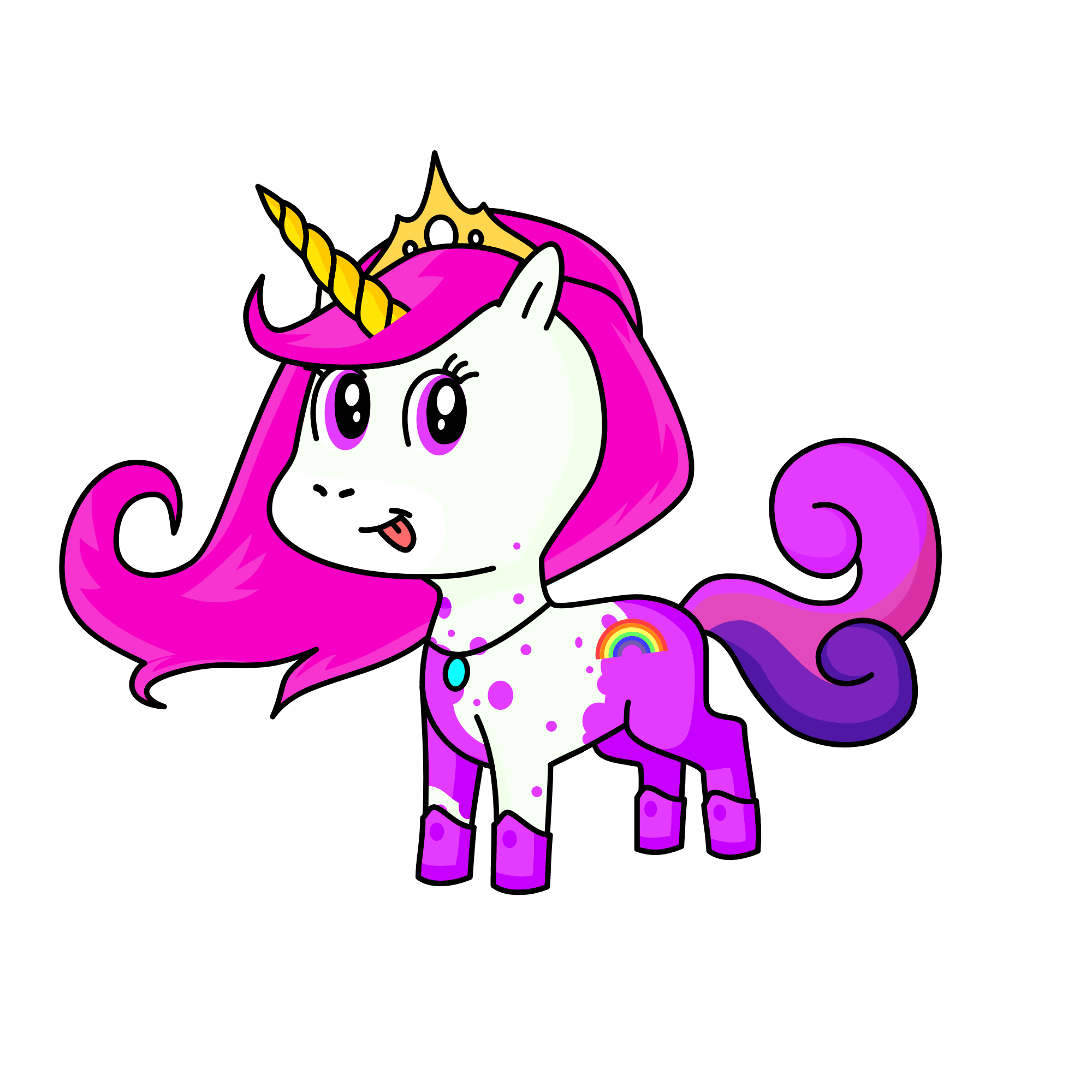 Pony, the unicorn