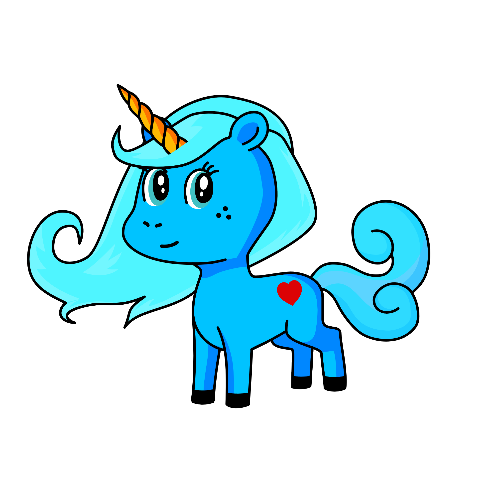 Ice Queen, the unicorn