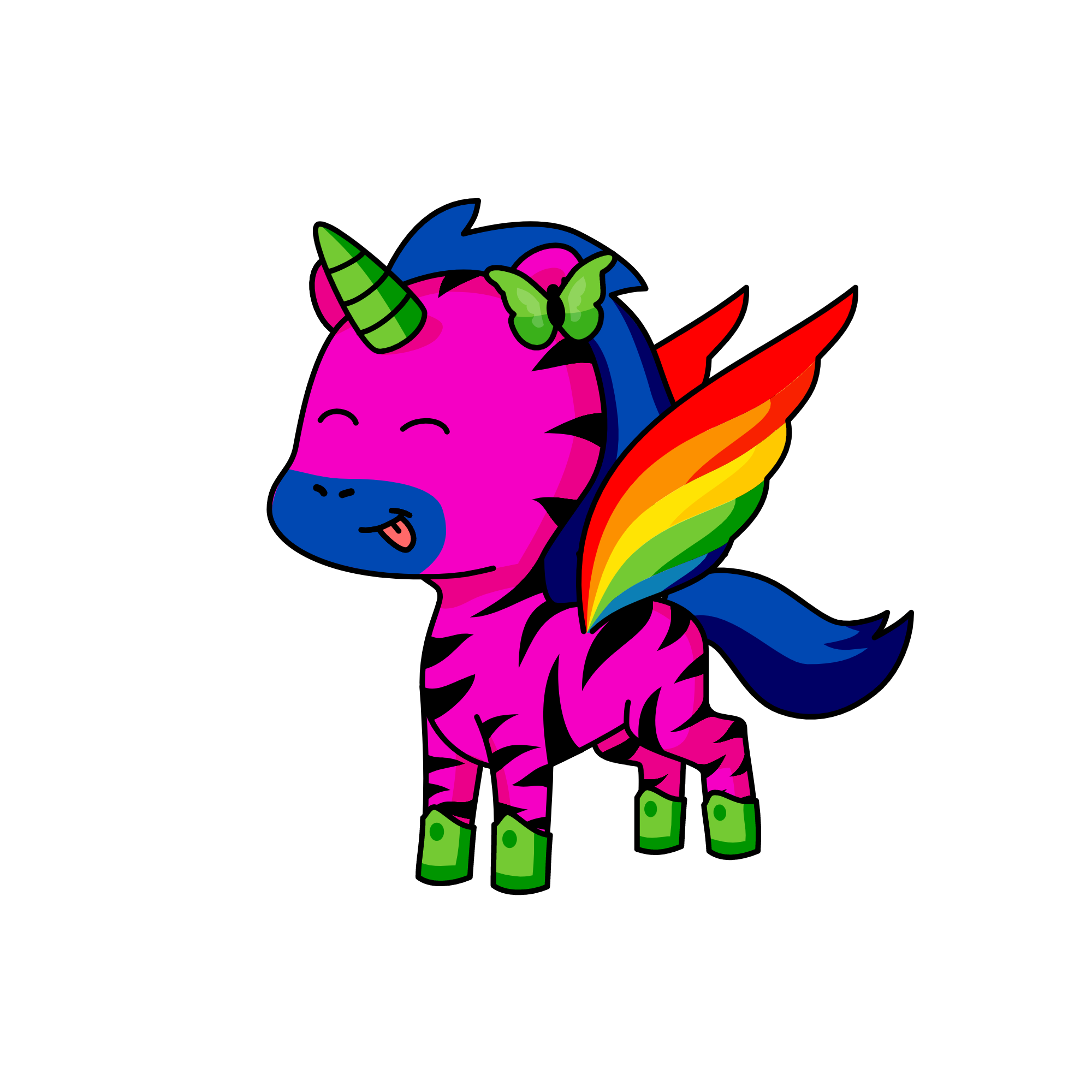 Dad, the unicorn