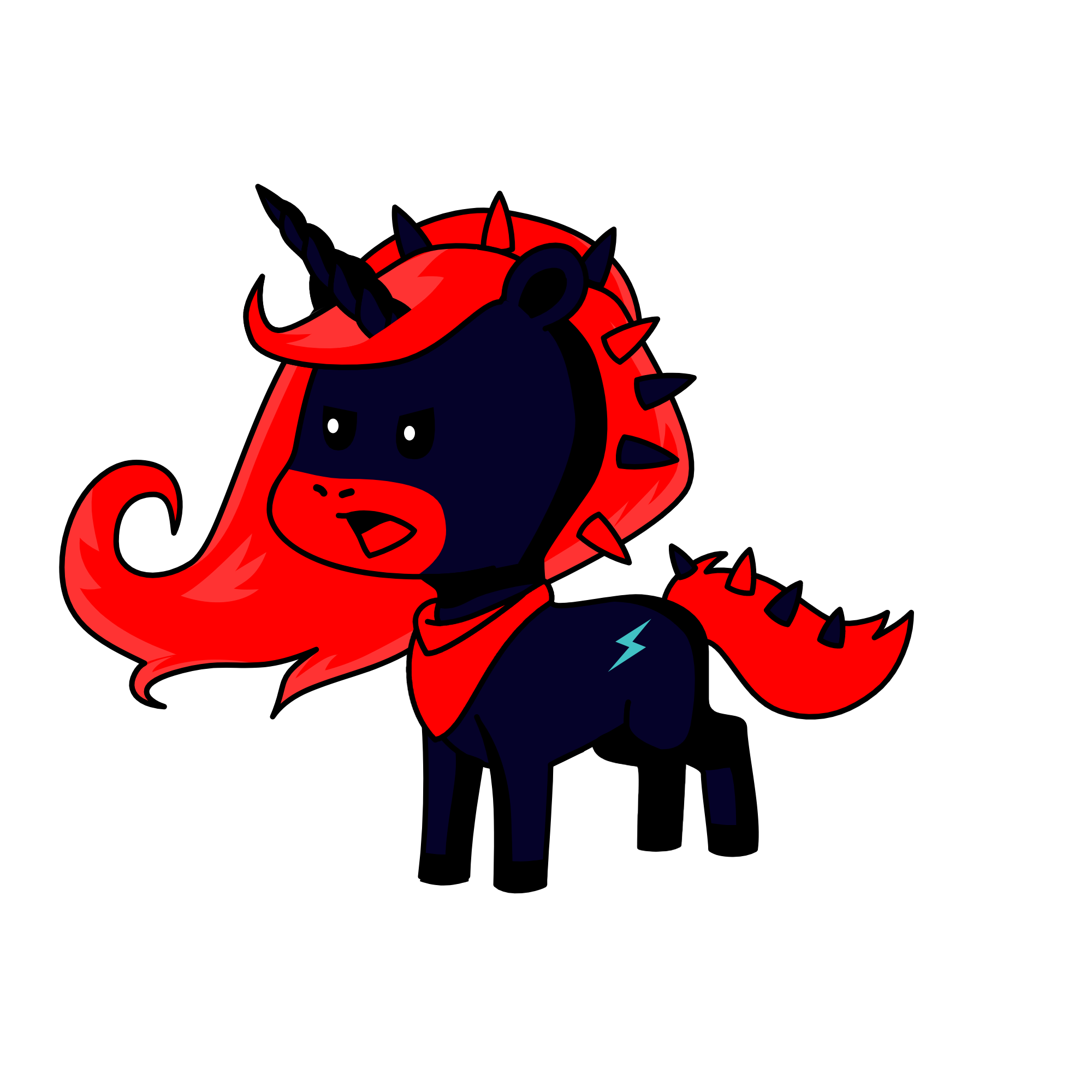 Evil unicorn adopt me, the unicorn