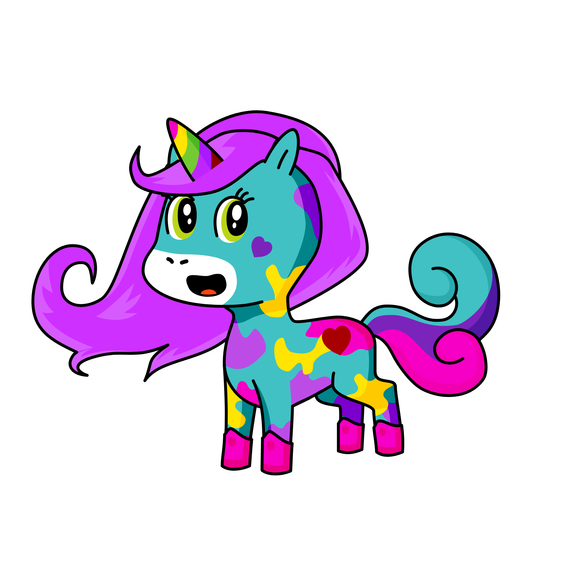 RAİNBOW, the unicorn