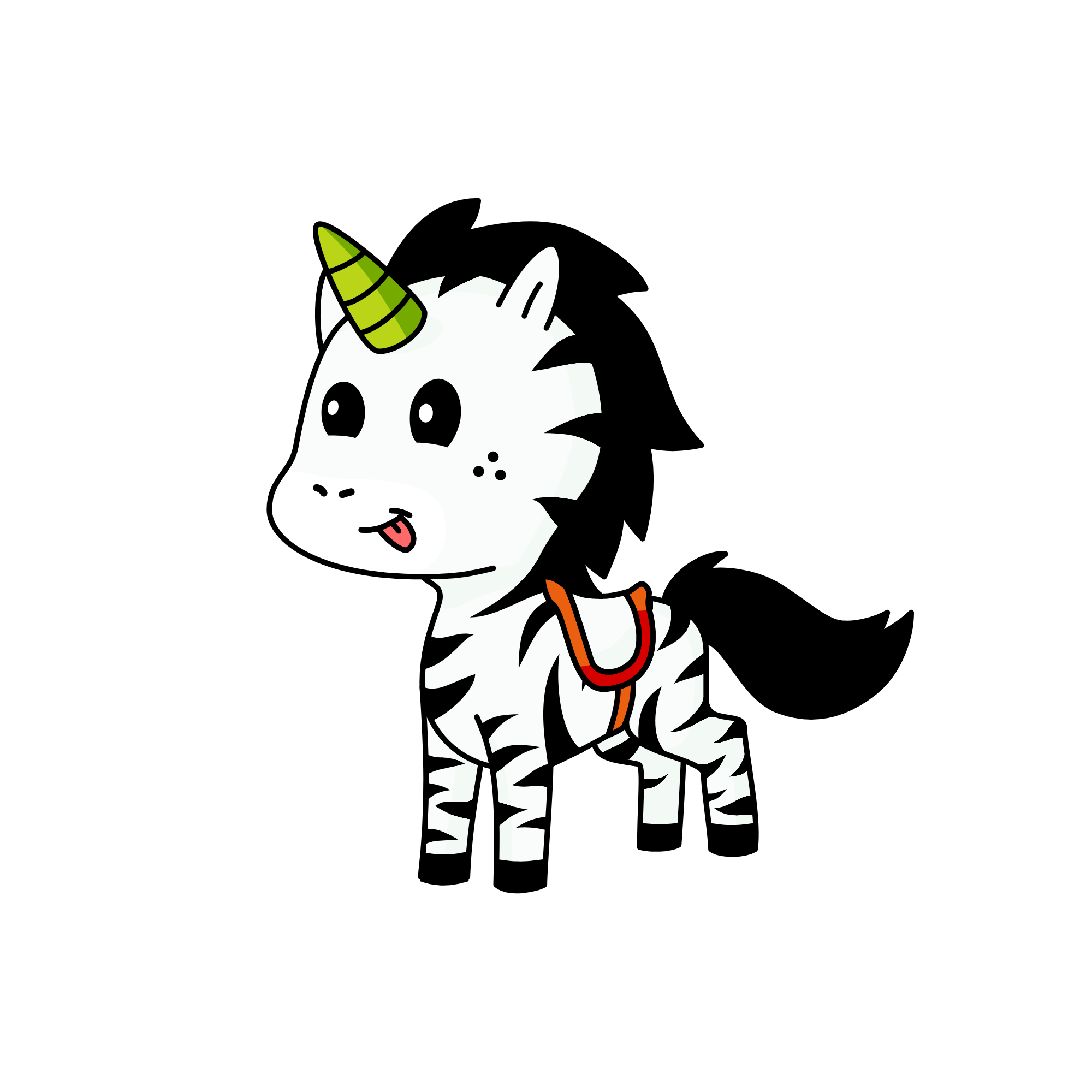 Karanlıklar Zebrası, the unicorn
