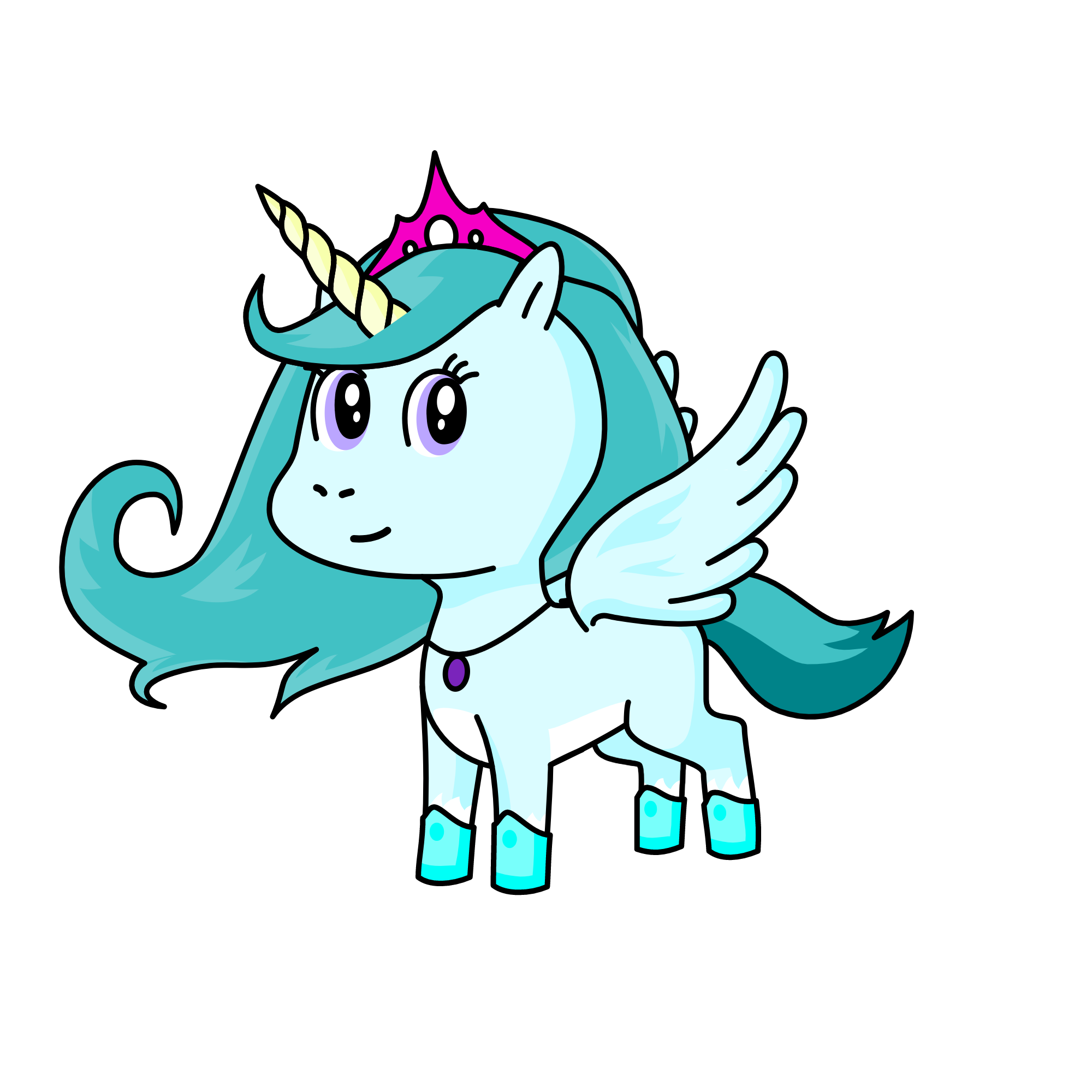 Princess Celistia, the unicorn