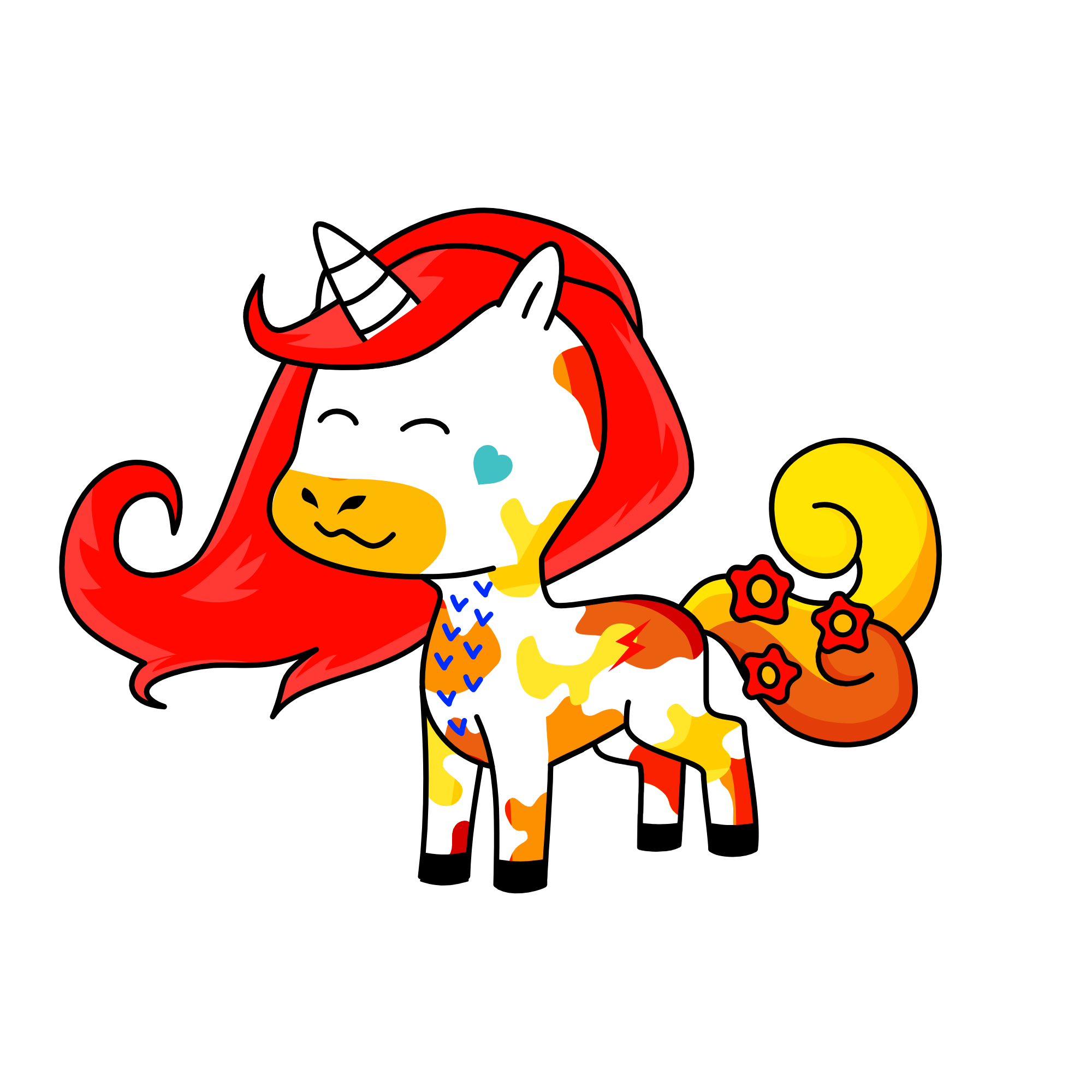 Sunset Shimmer, the unicorn
