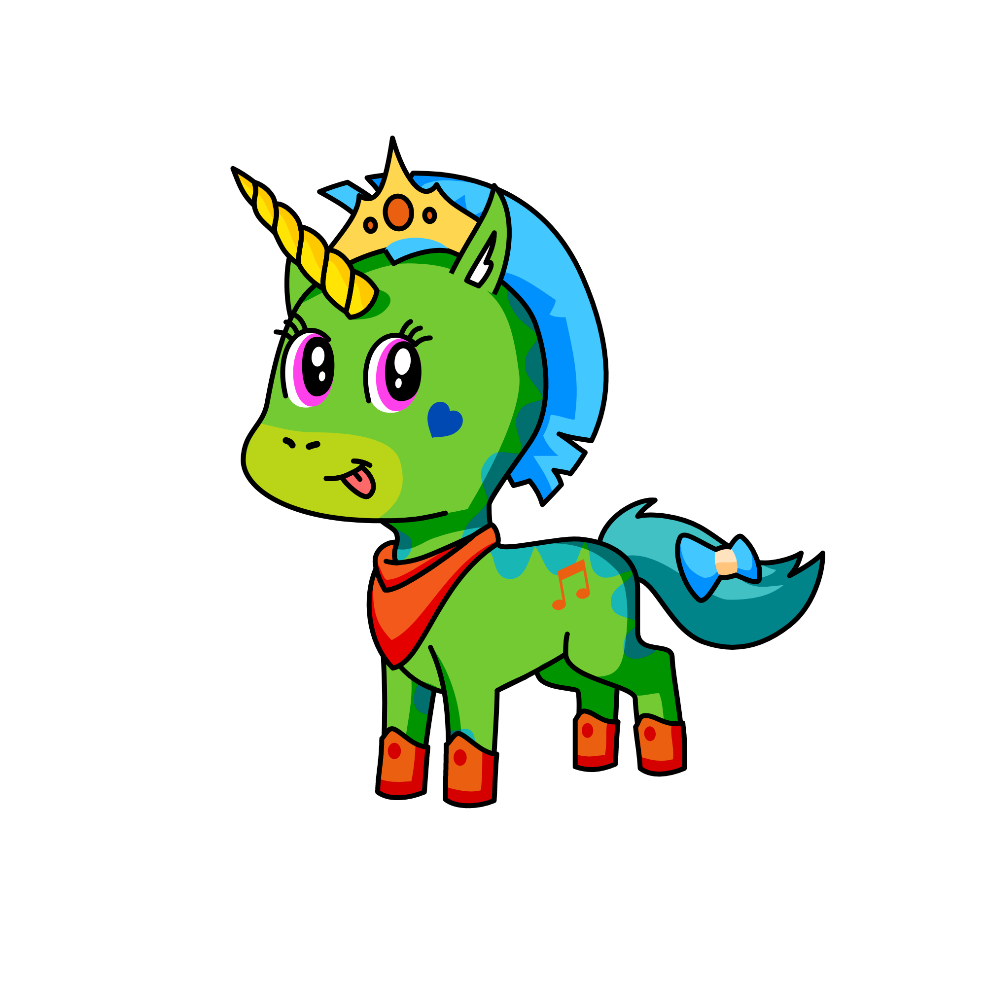 #cute, the unicorn