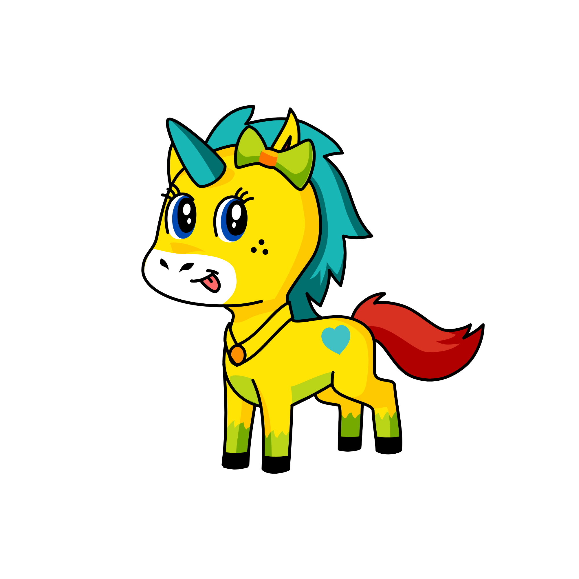 Starry cute!, the unicorn