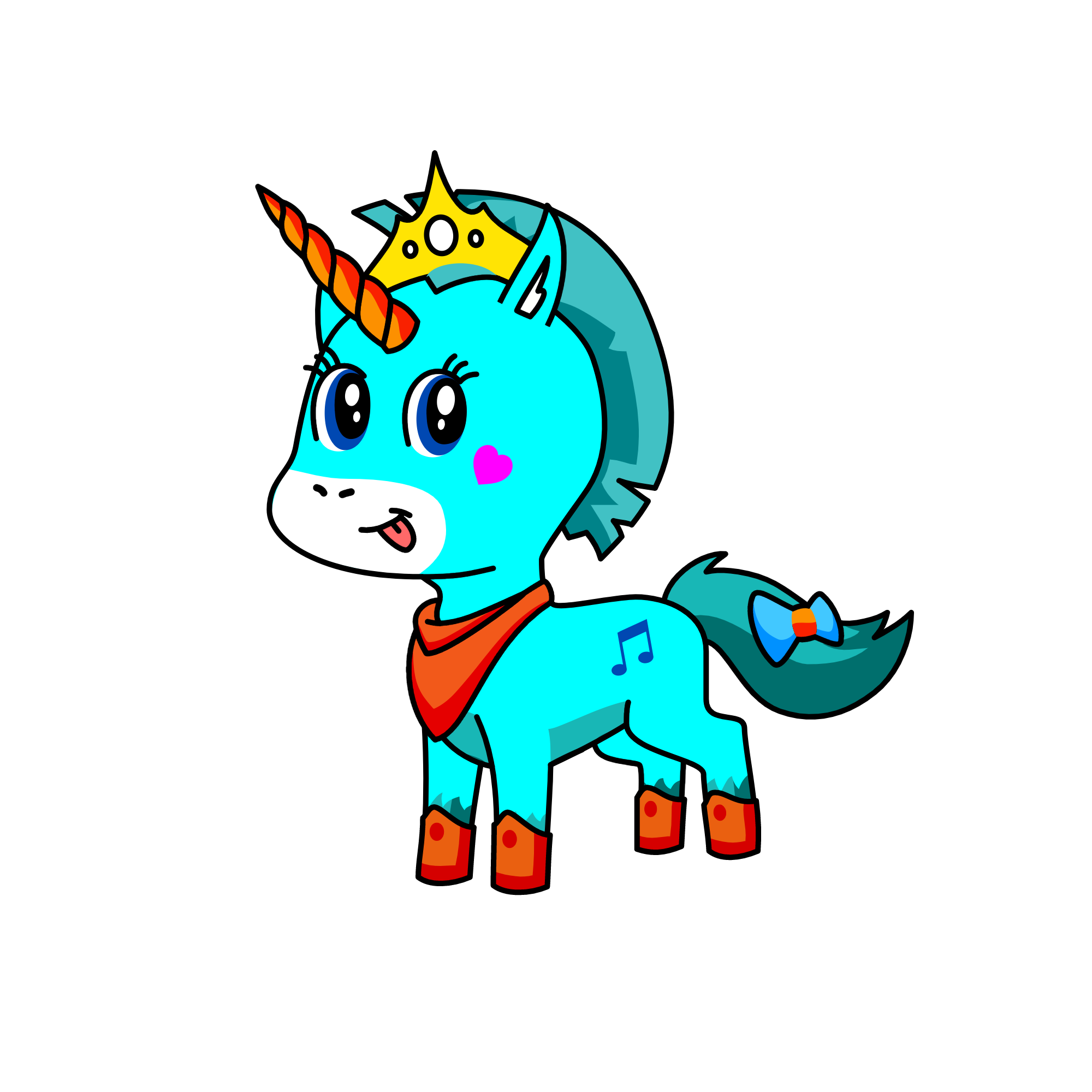 #cute, the unicorn