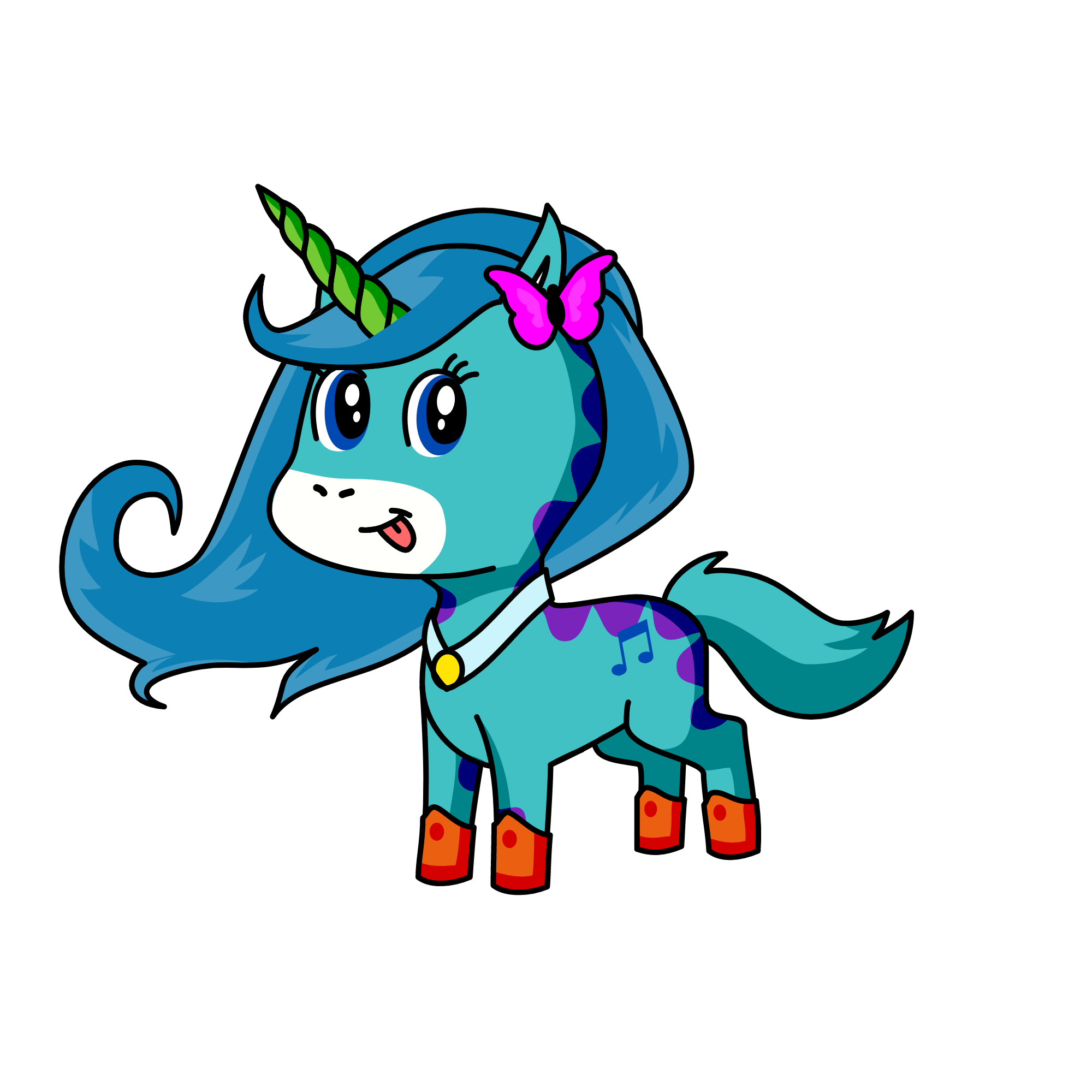 #cute, the unicorn