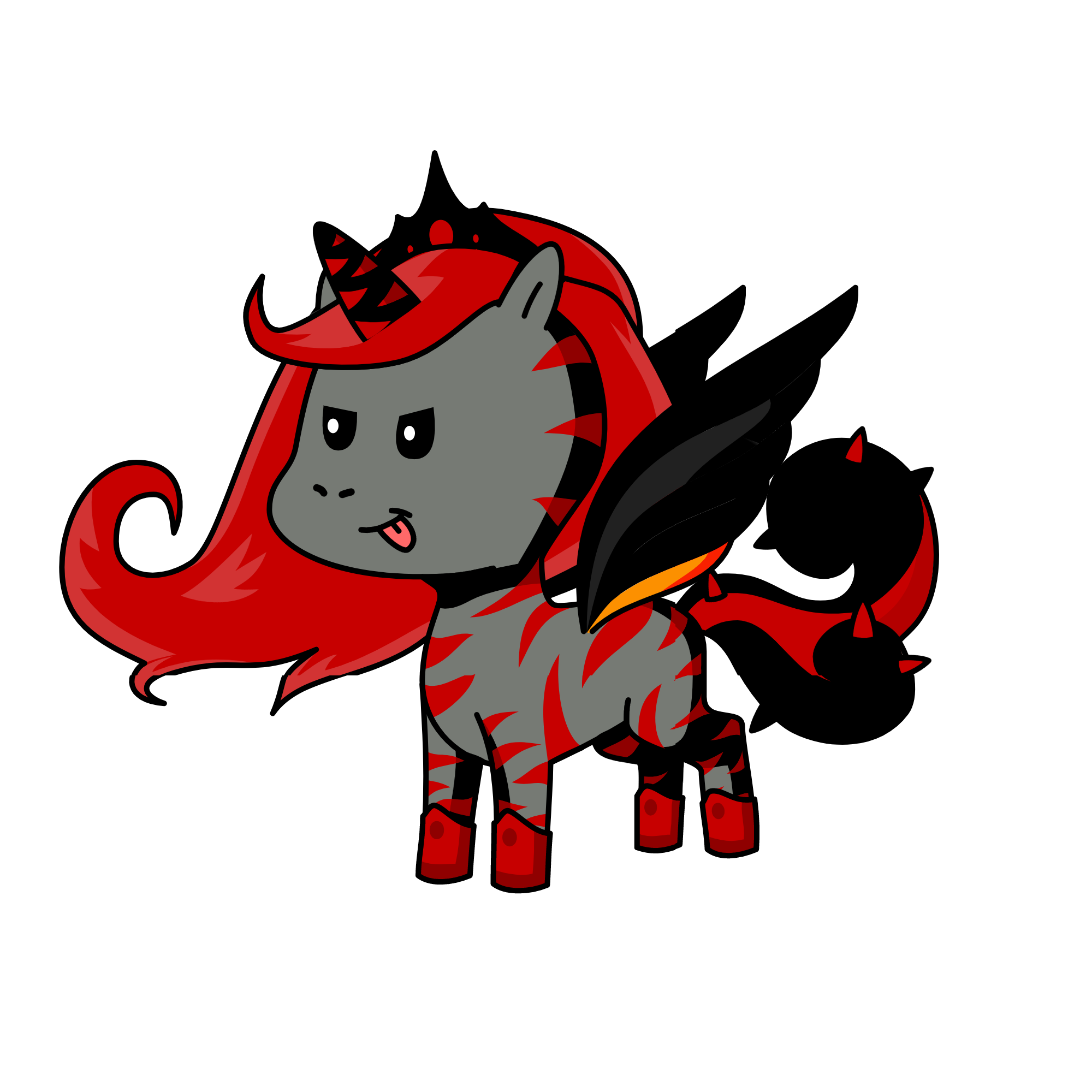Moody, the unicorn