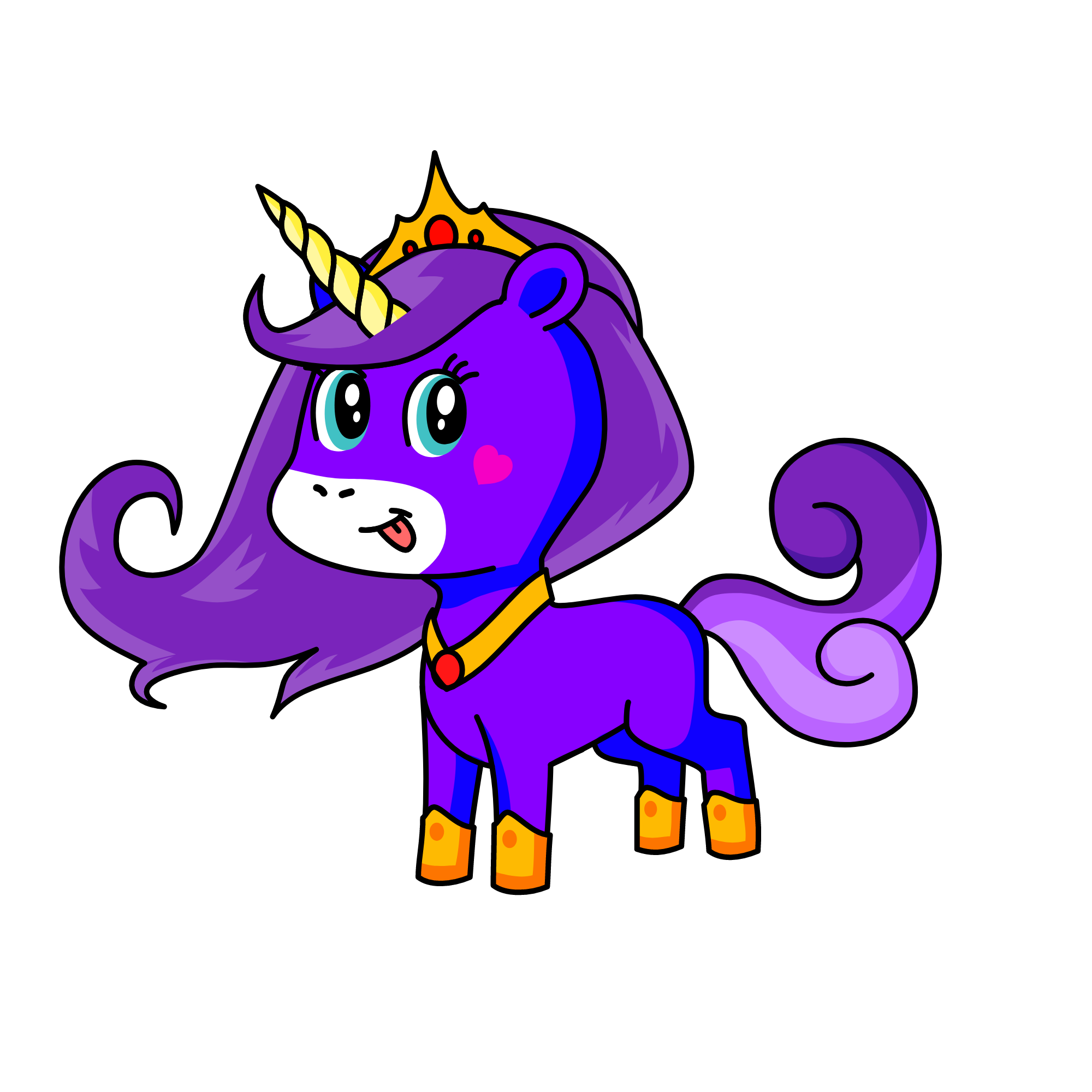 Andromeda, the unicorn
