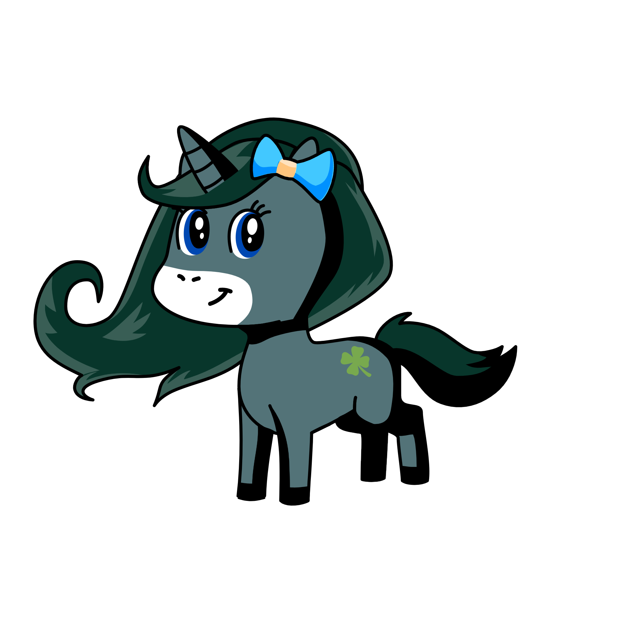 Lucky Clarity, the unicorn