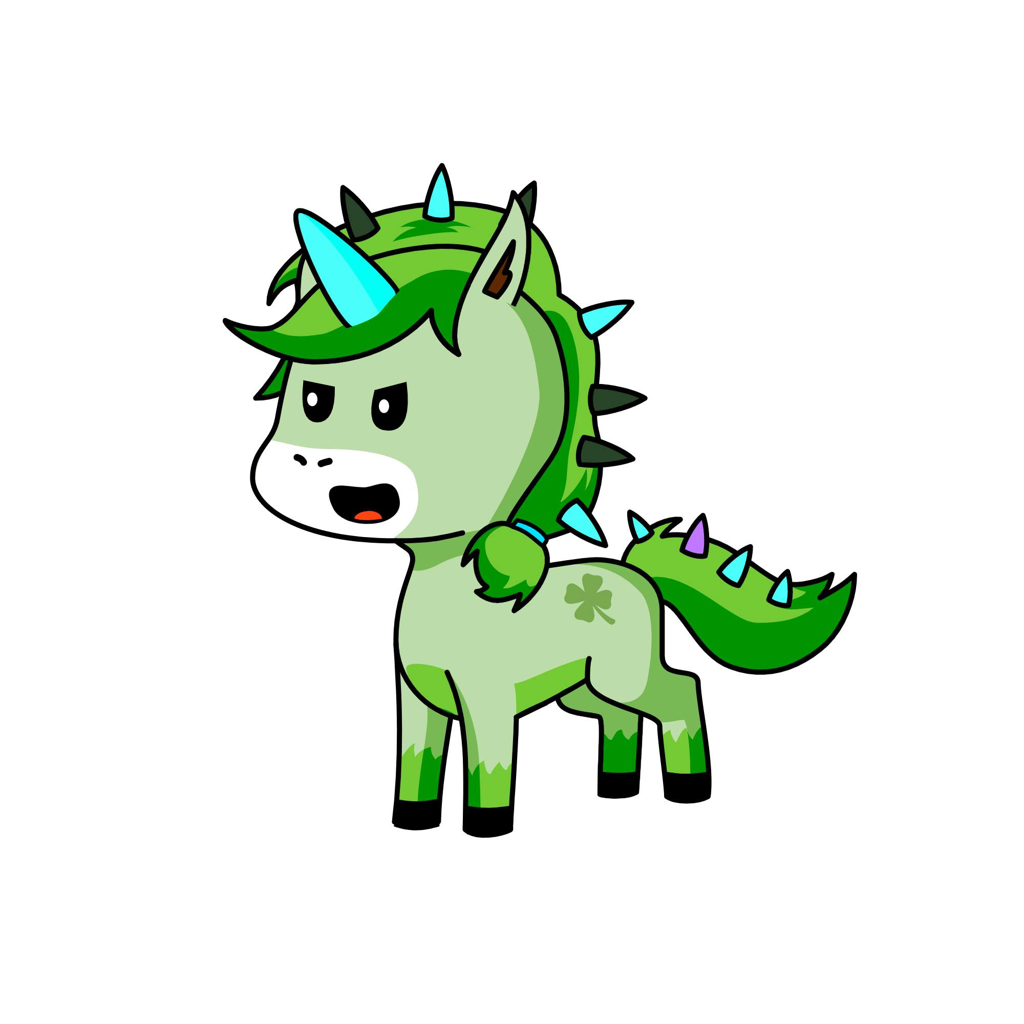 Spikes, the unicorn