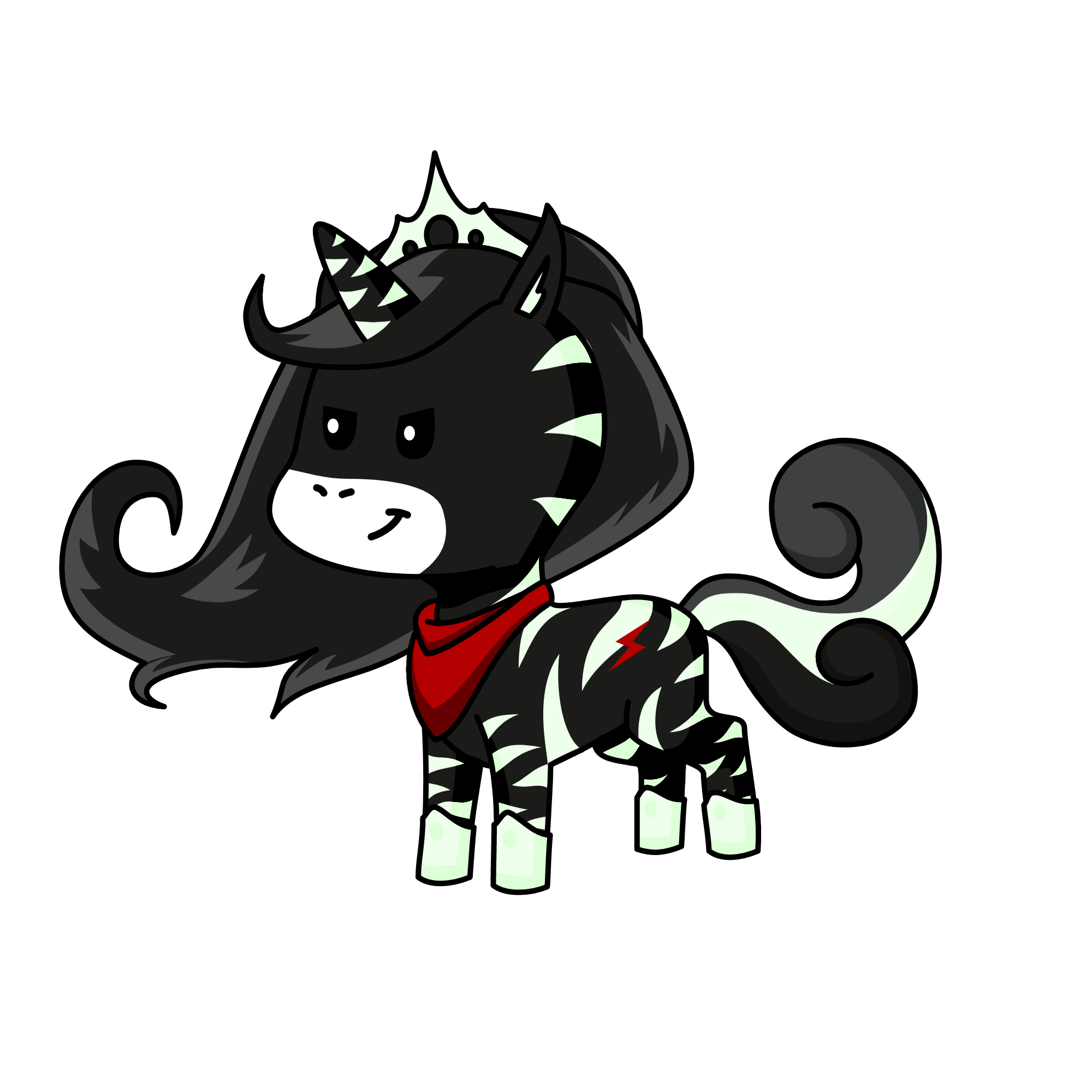 Night Warrior, the unicorn