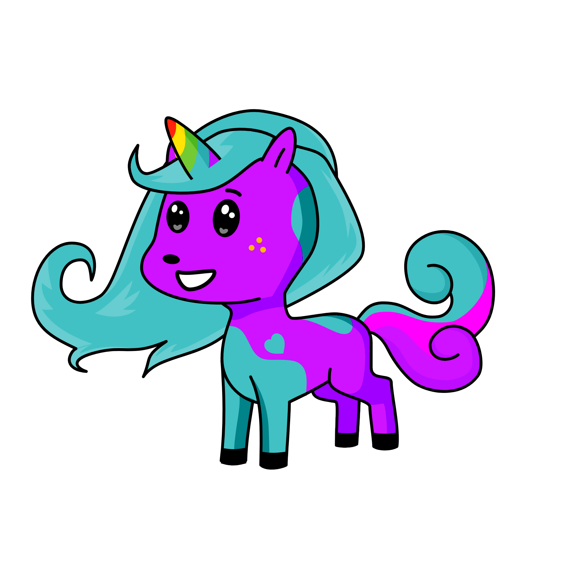 Pastel, the unicorn