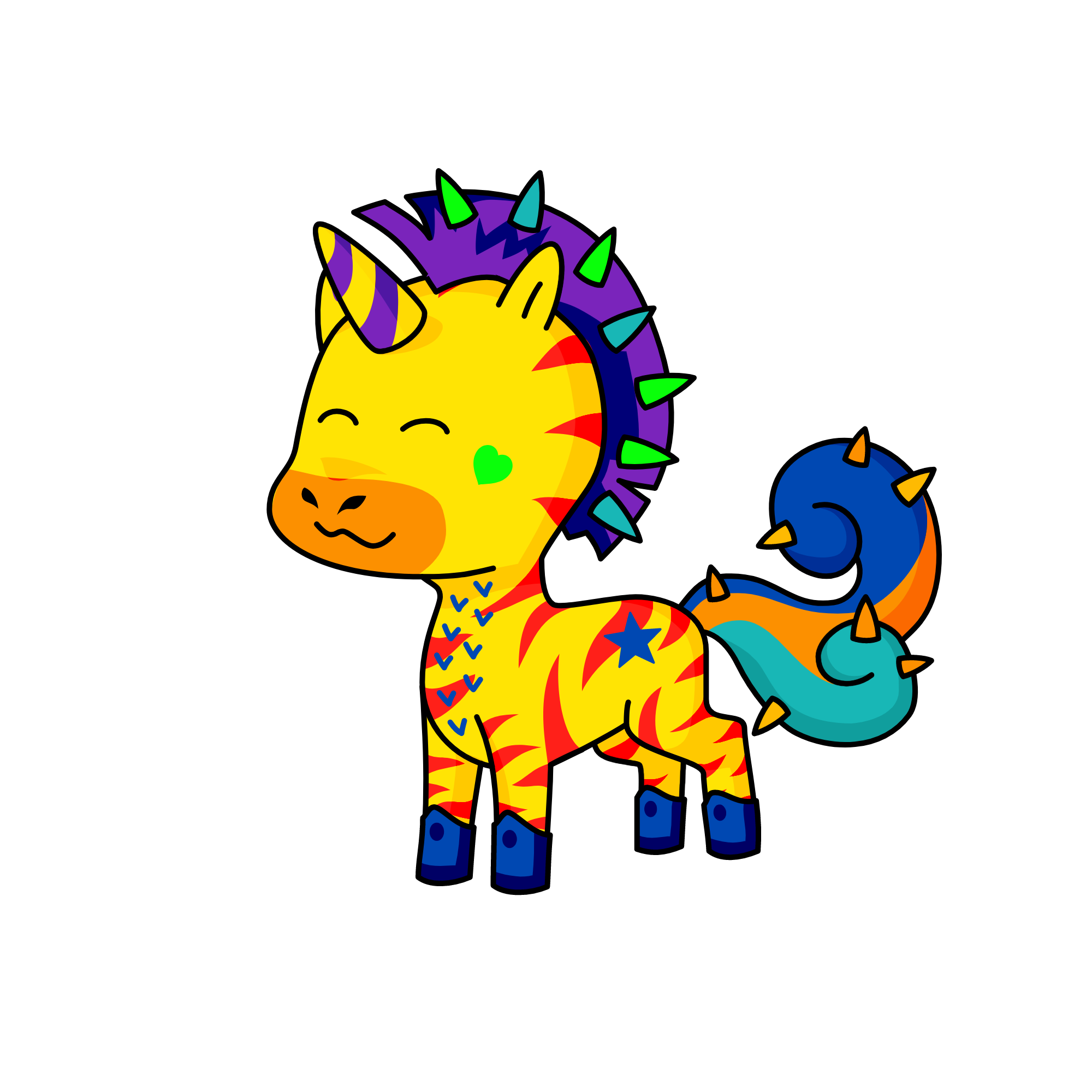 André SunRock, the unicorn