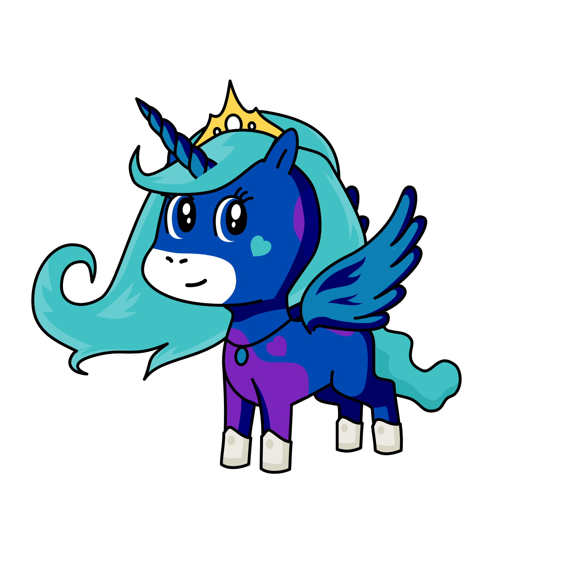 moon light, the unicorn