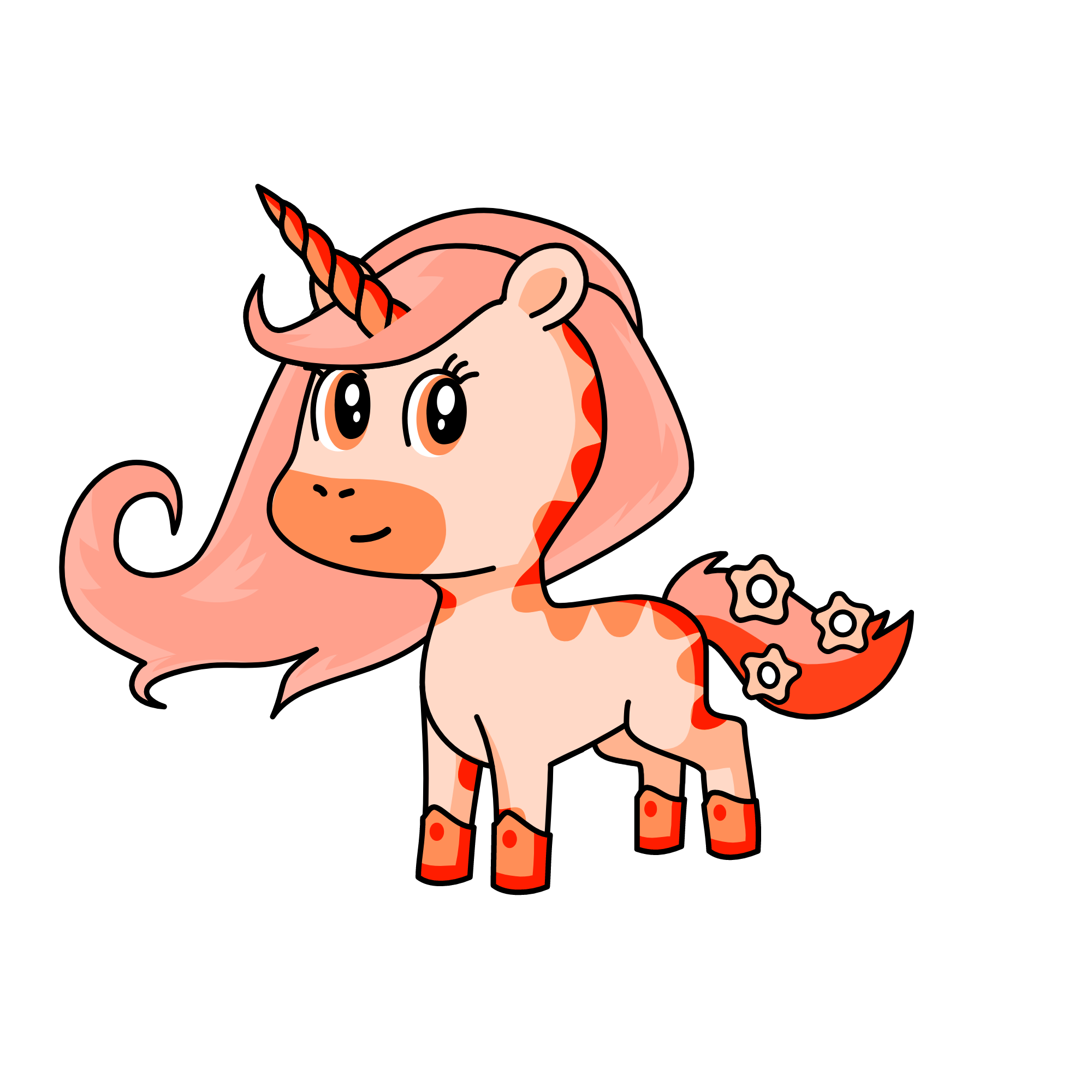 Fire, the unicorn