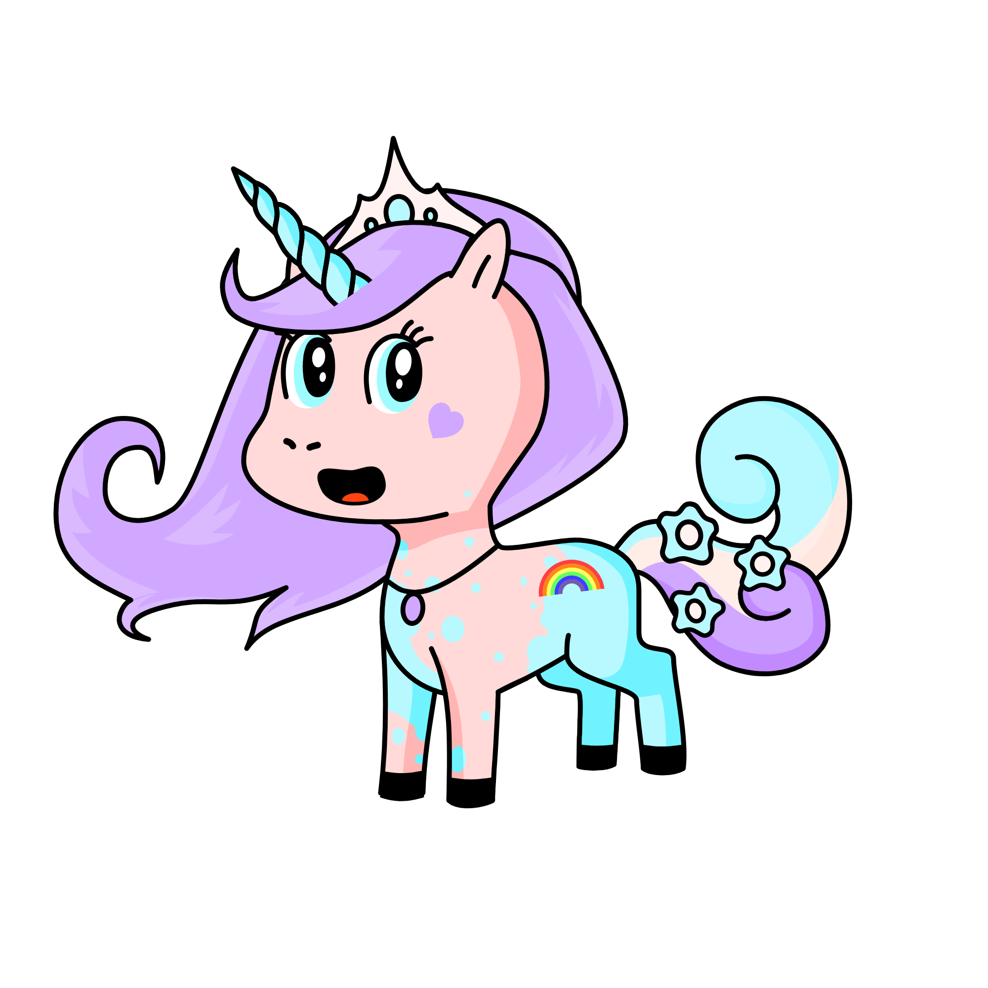 unicorn queen, the unicorn