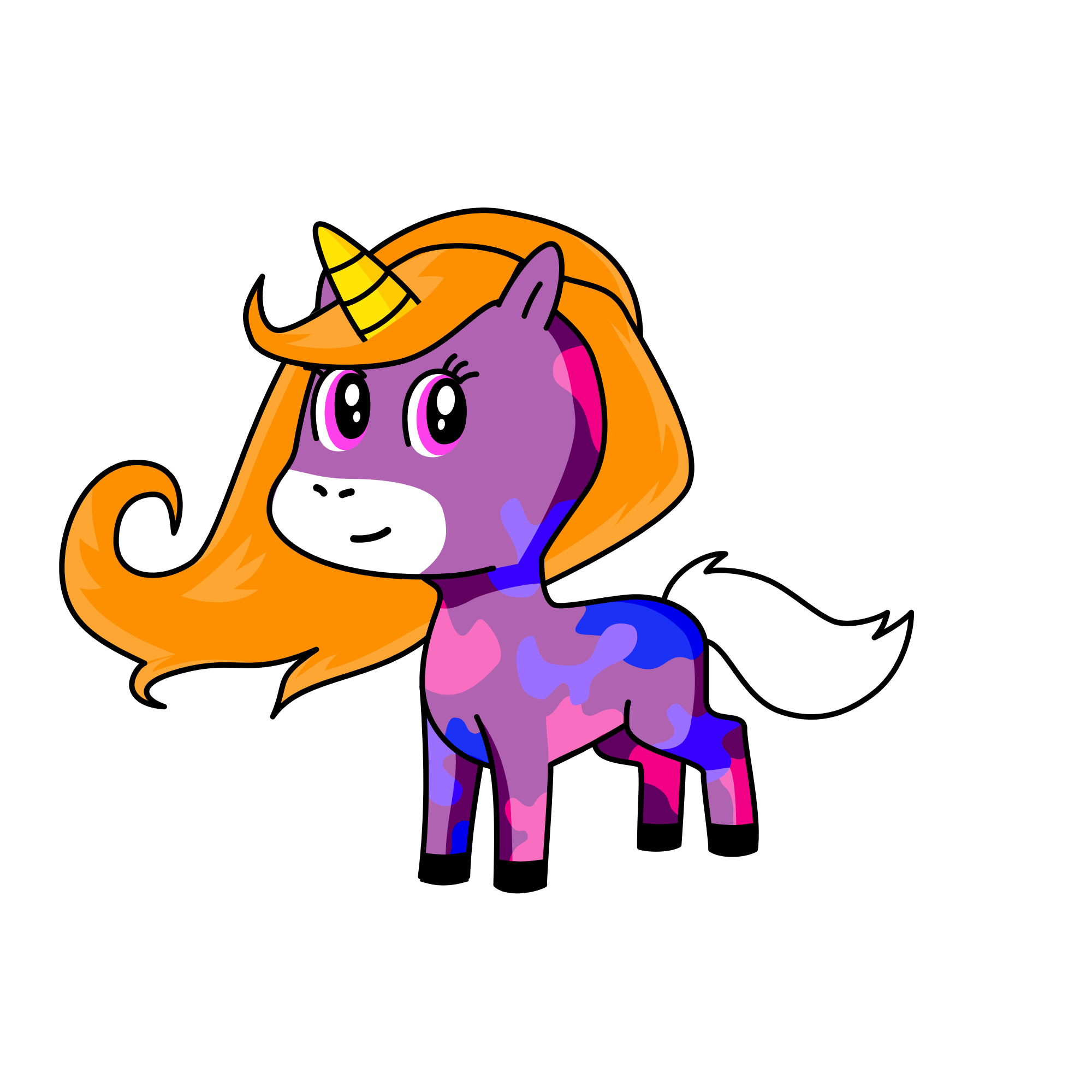 Helloy, the unicorn