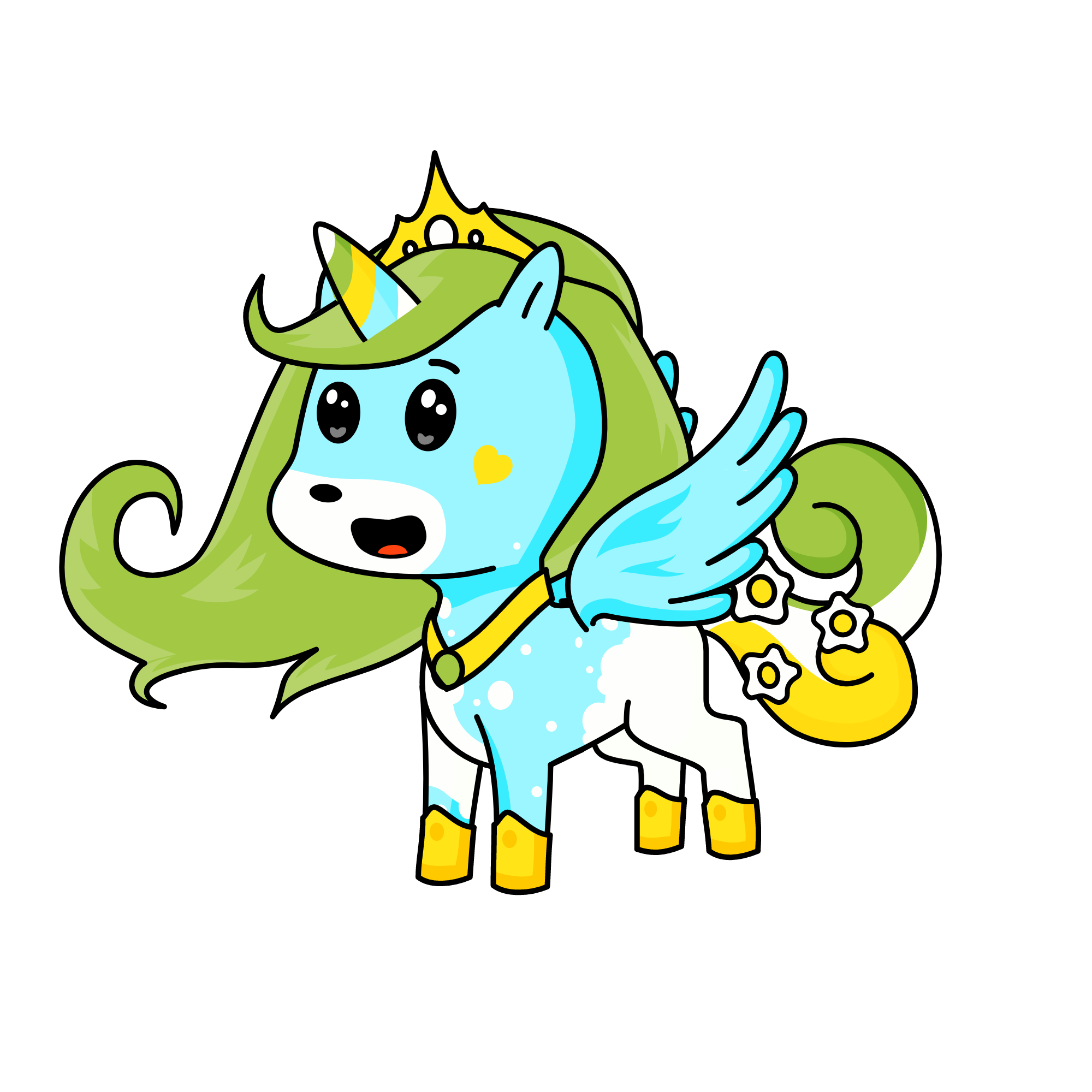 Sky, the unicorn