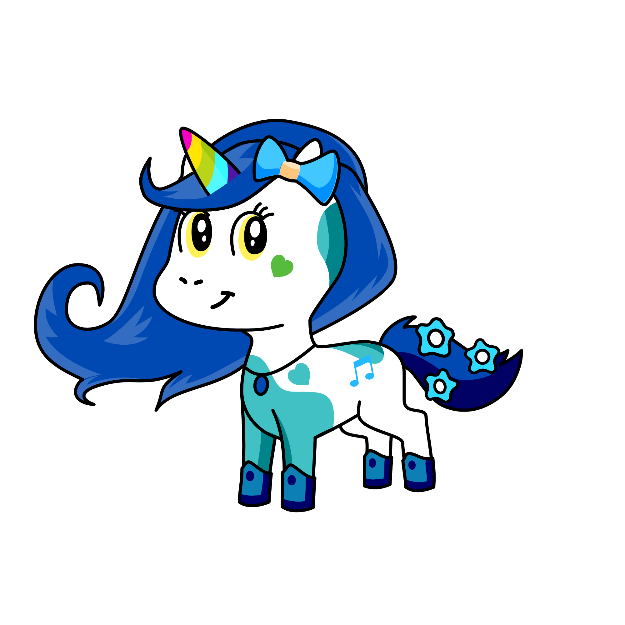 La princesa Armonía , the unicorn