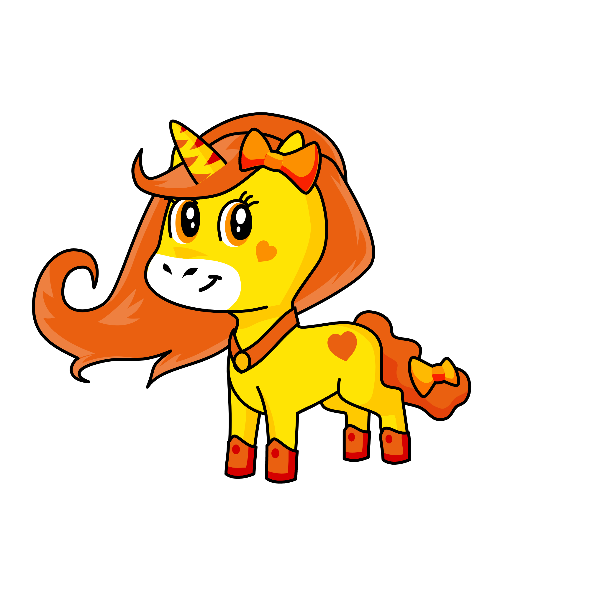 La princesa del Calor, the unicorn