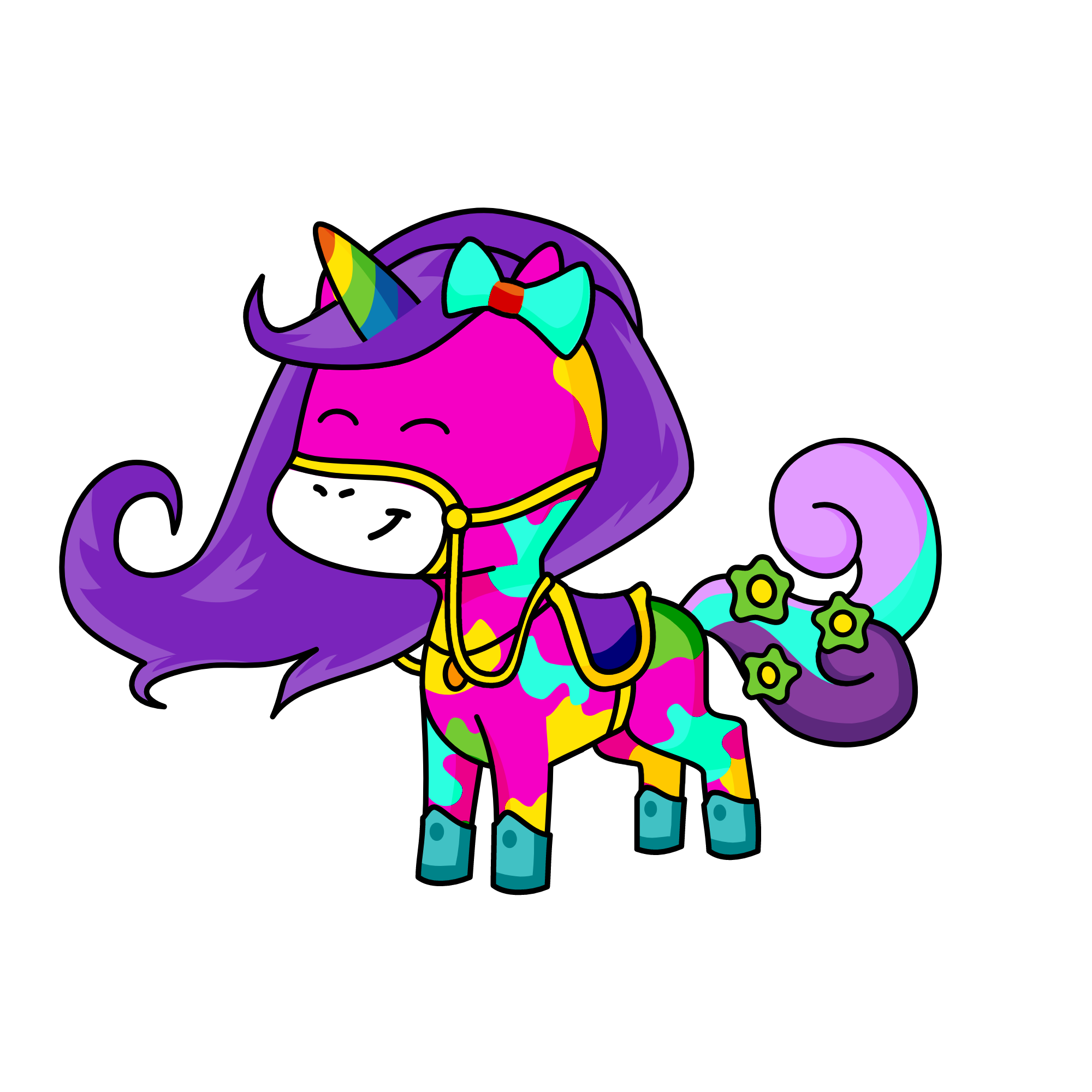 Moñitos, the unicorn