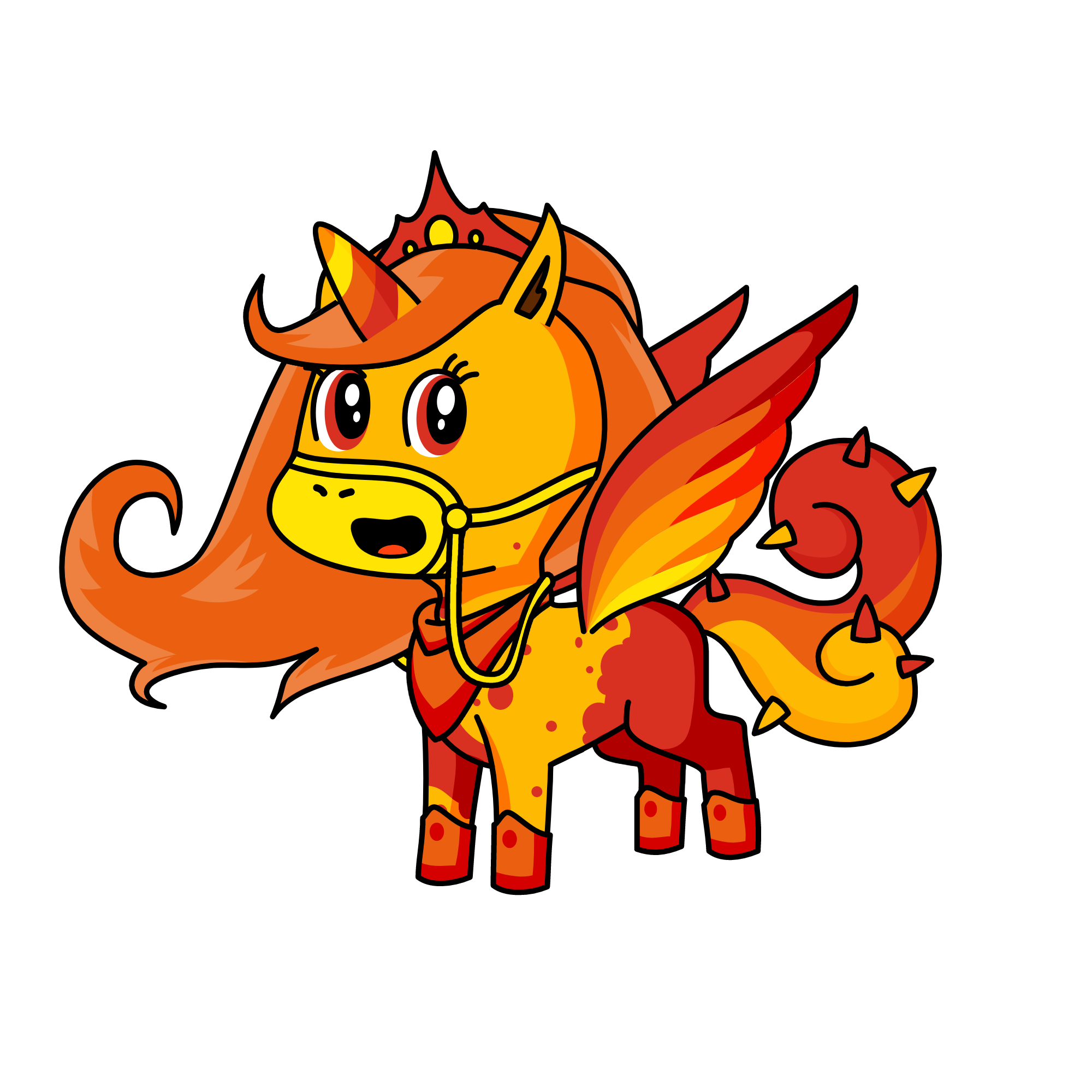 Flame, the unicorn