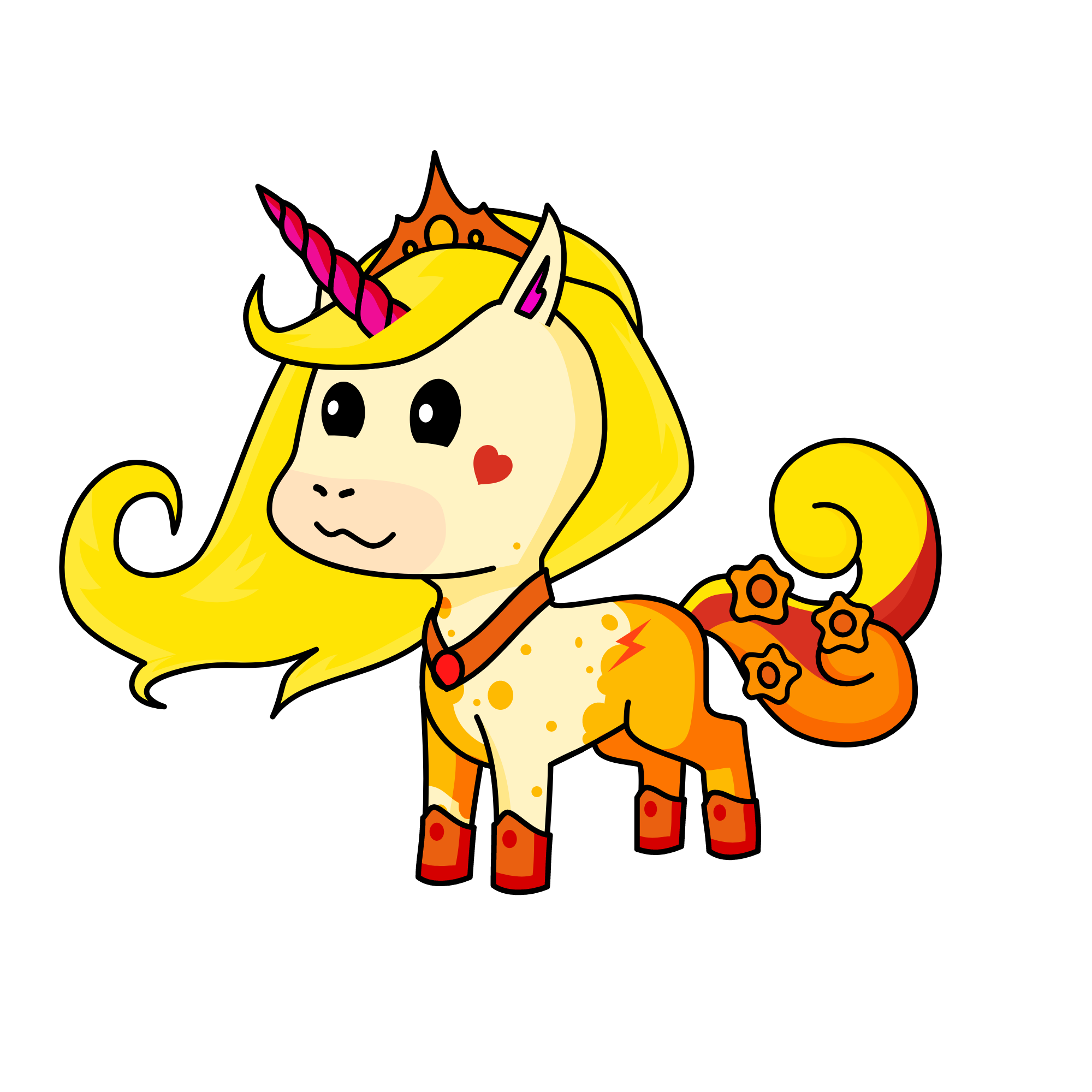 fire, the unicorn