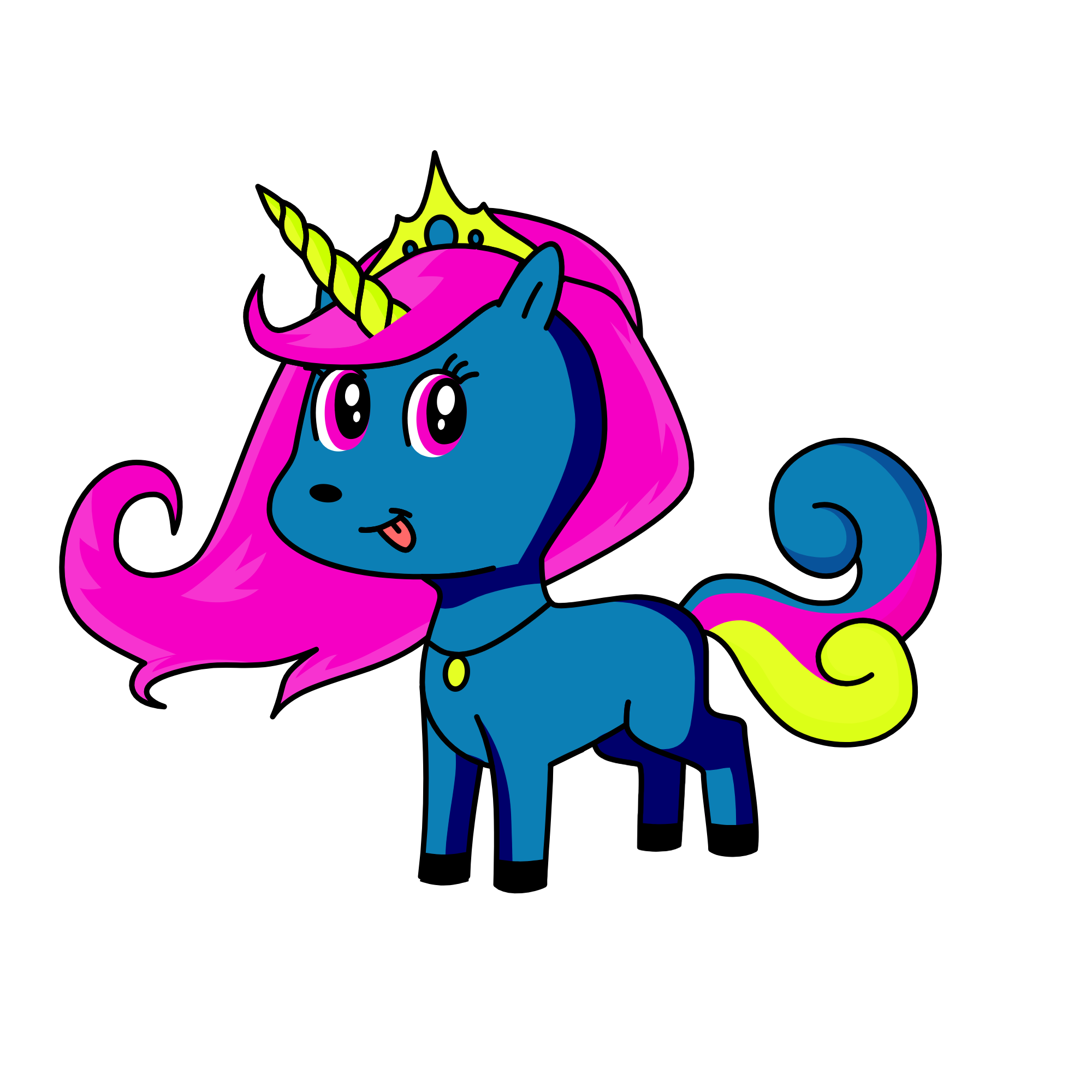 Mere, the unicorn