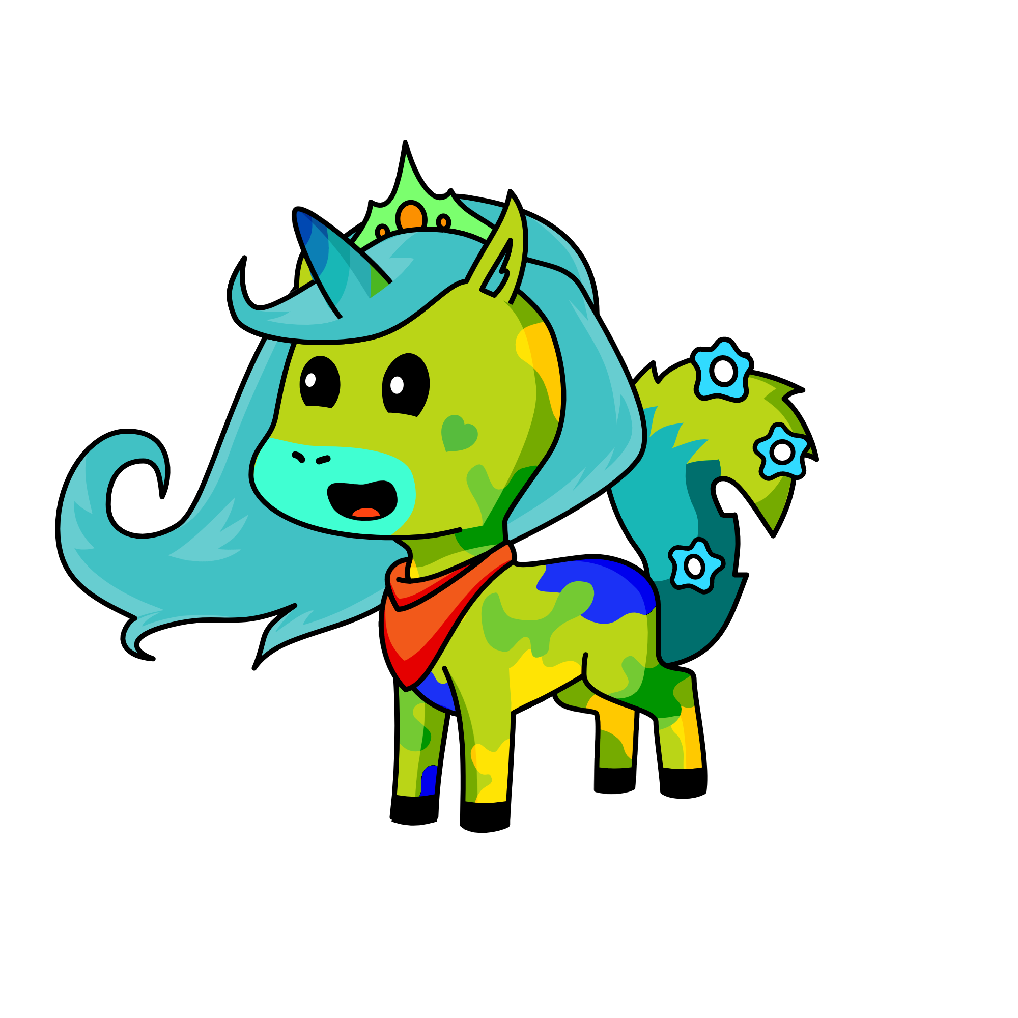 corny, the unicorn