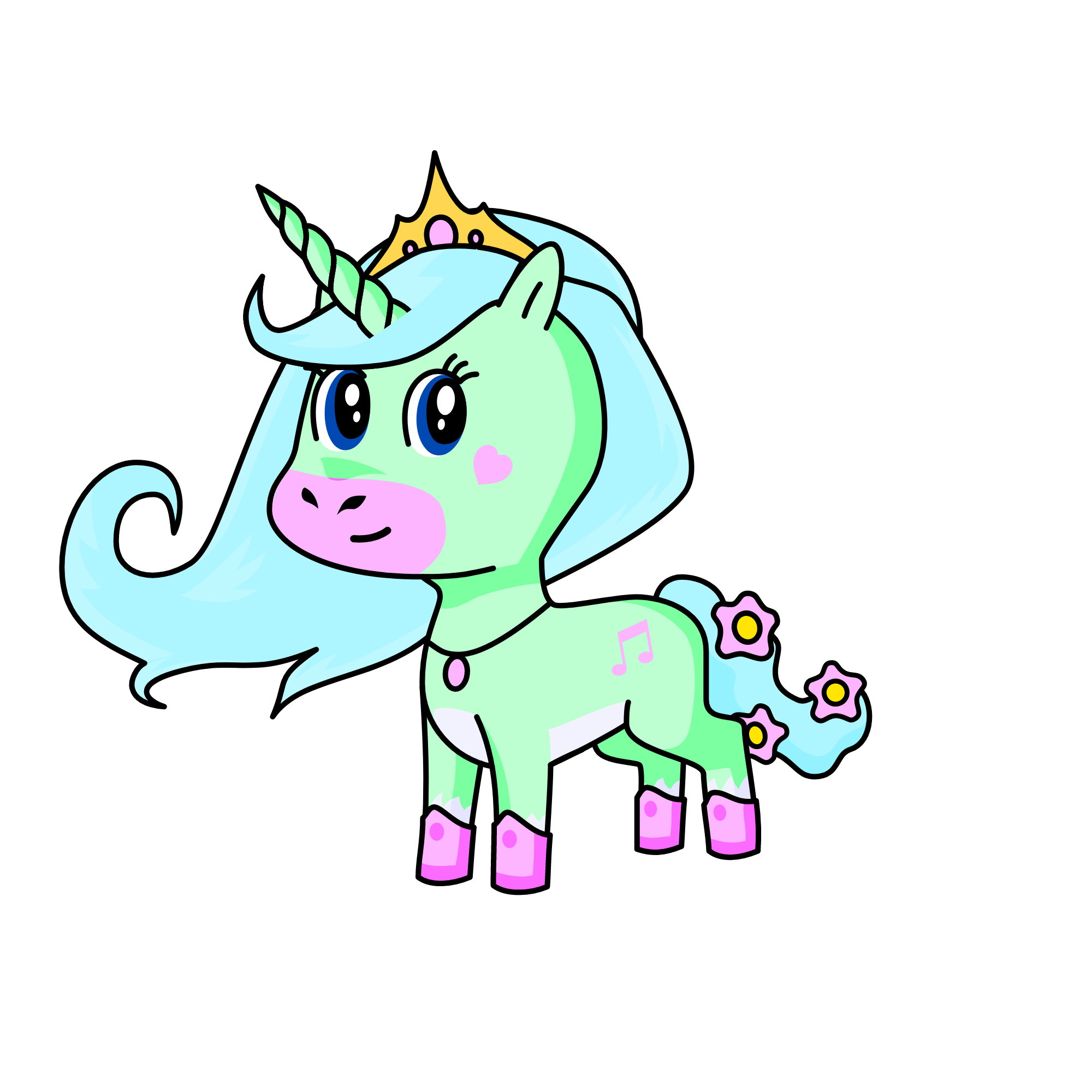 Princess Luna, the unicorn