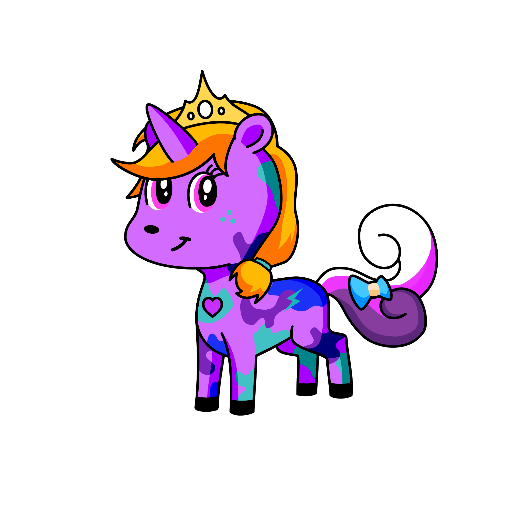 الملكه الجميله, the unicorn