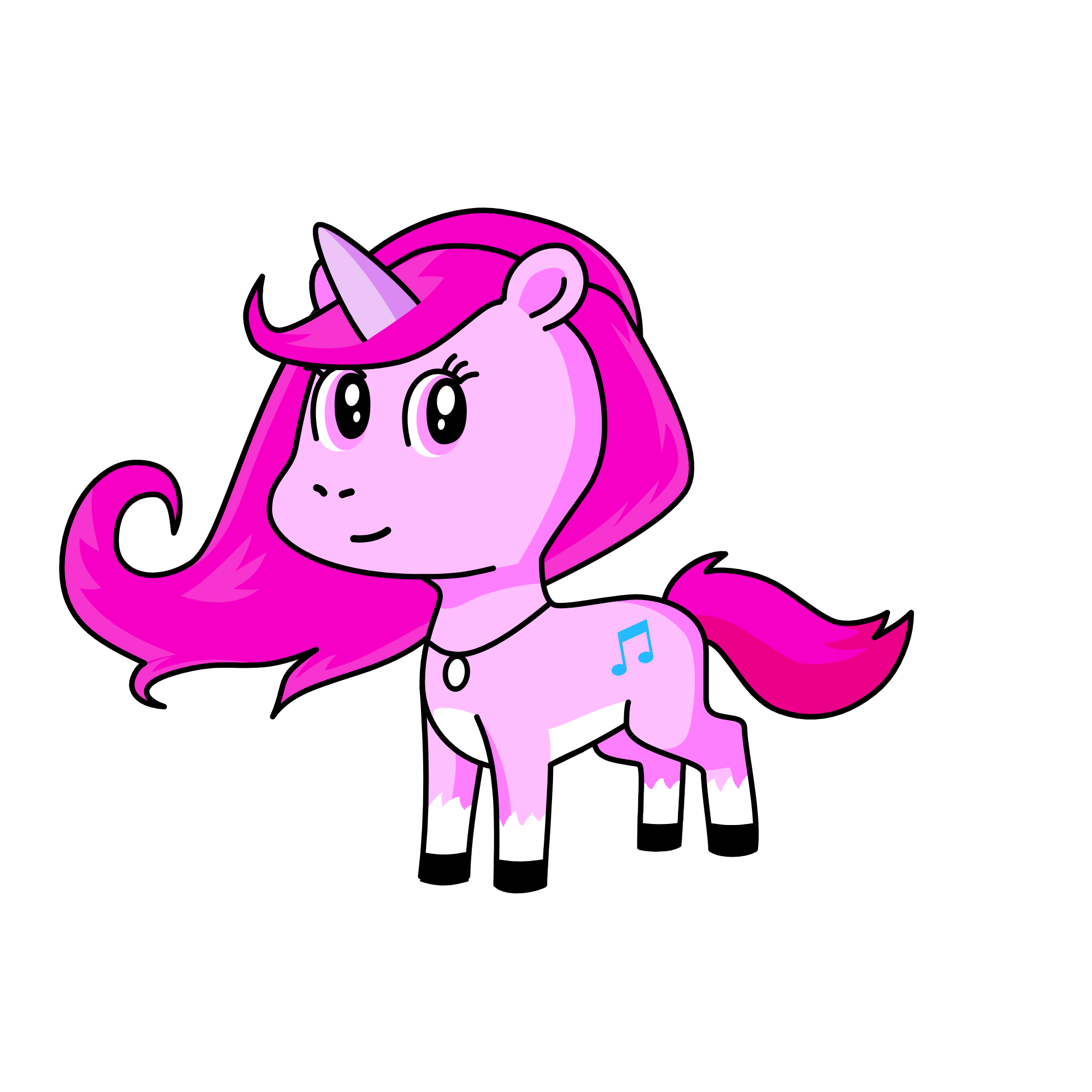 Pinky Pie, the unicorn
