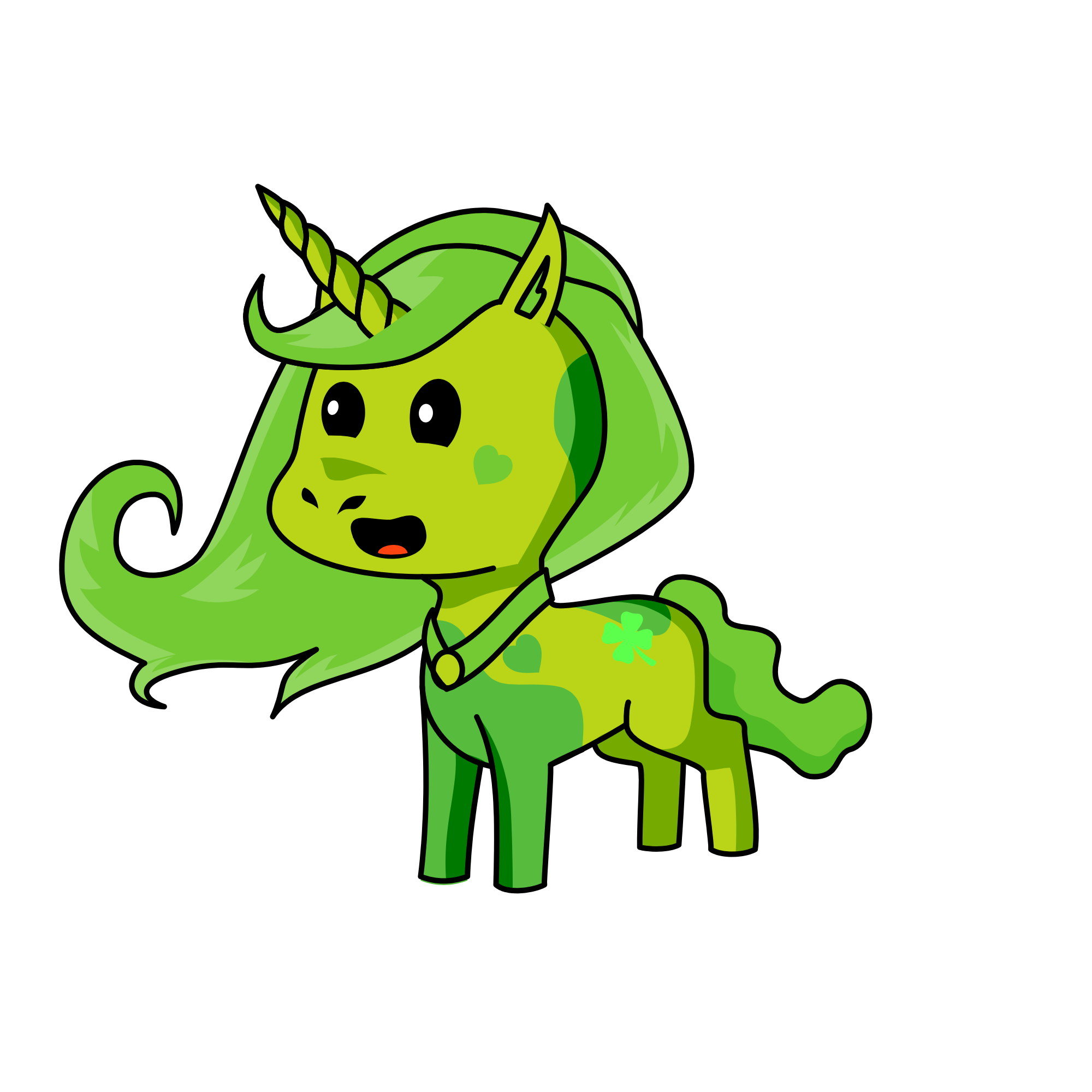 Lucky, the unicorn